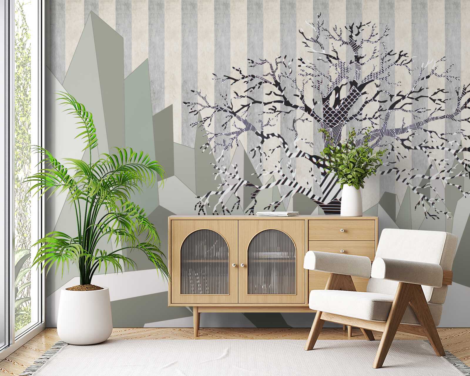 Фотошпалери текстури та абстрактне дерево