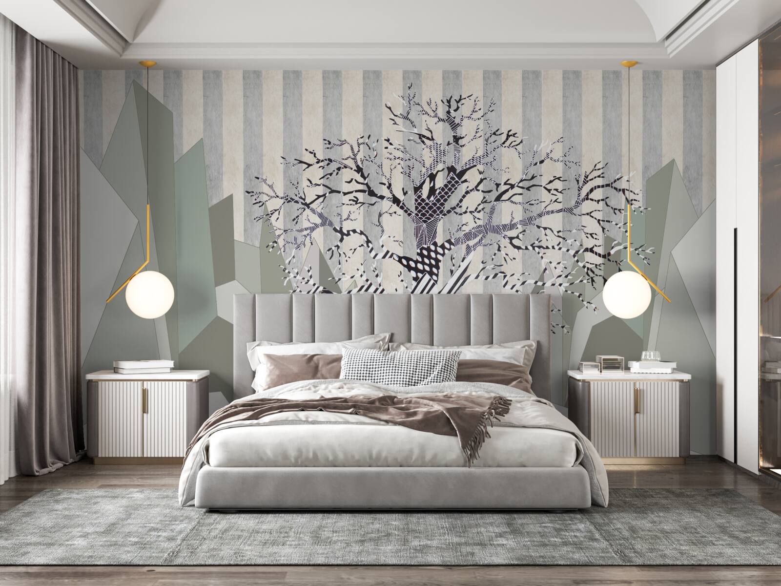 Фотошпалери текстури та абстрактне дерево