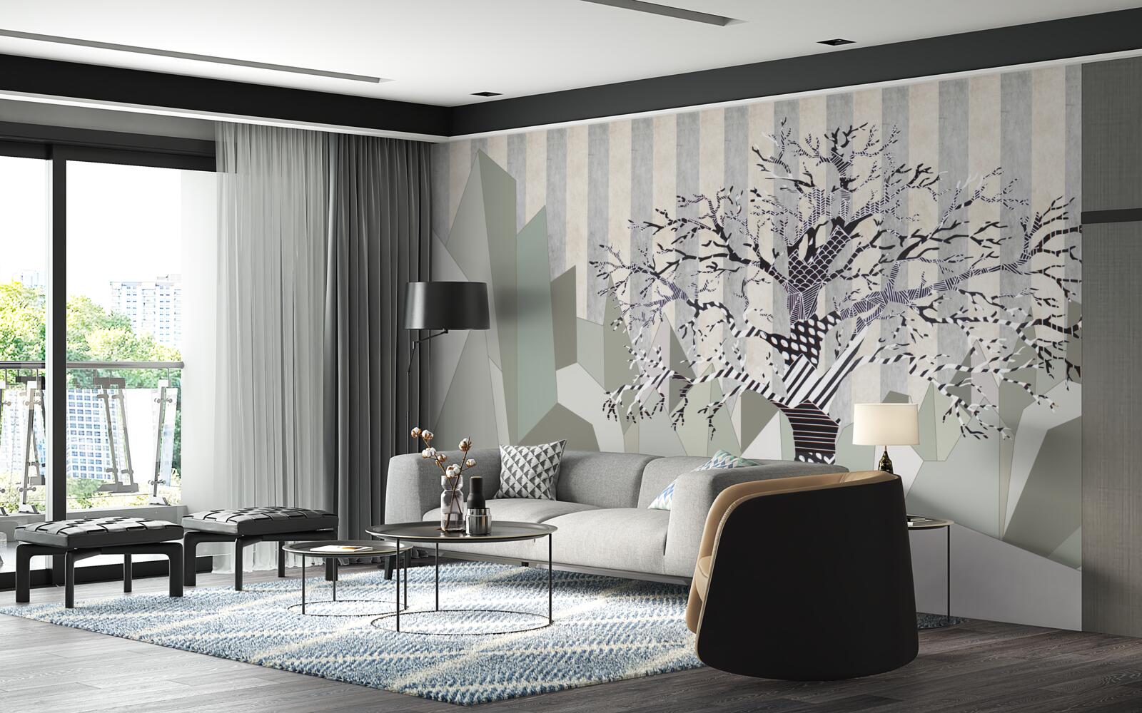 Фотошпалери текстури та абстрактне дерево