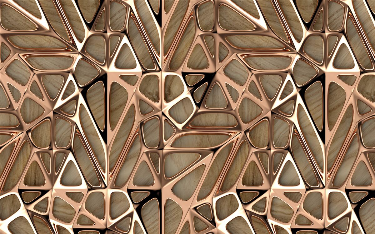 Фотошпалери текстури дерева та металу