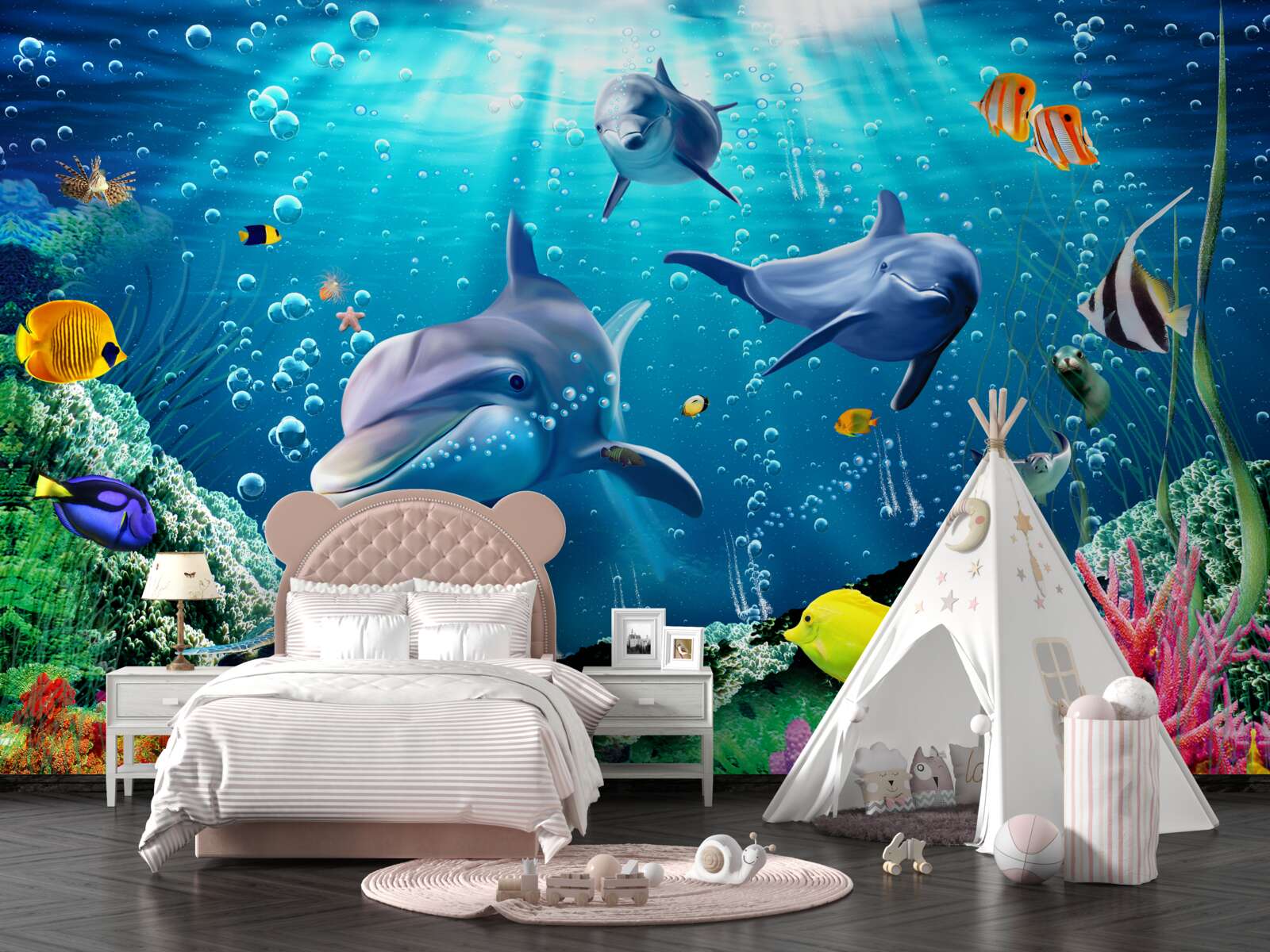 Фотошпалери підводний світ з його мешканцями