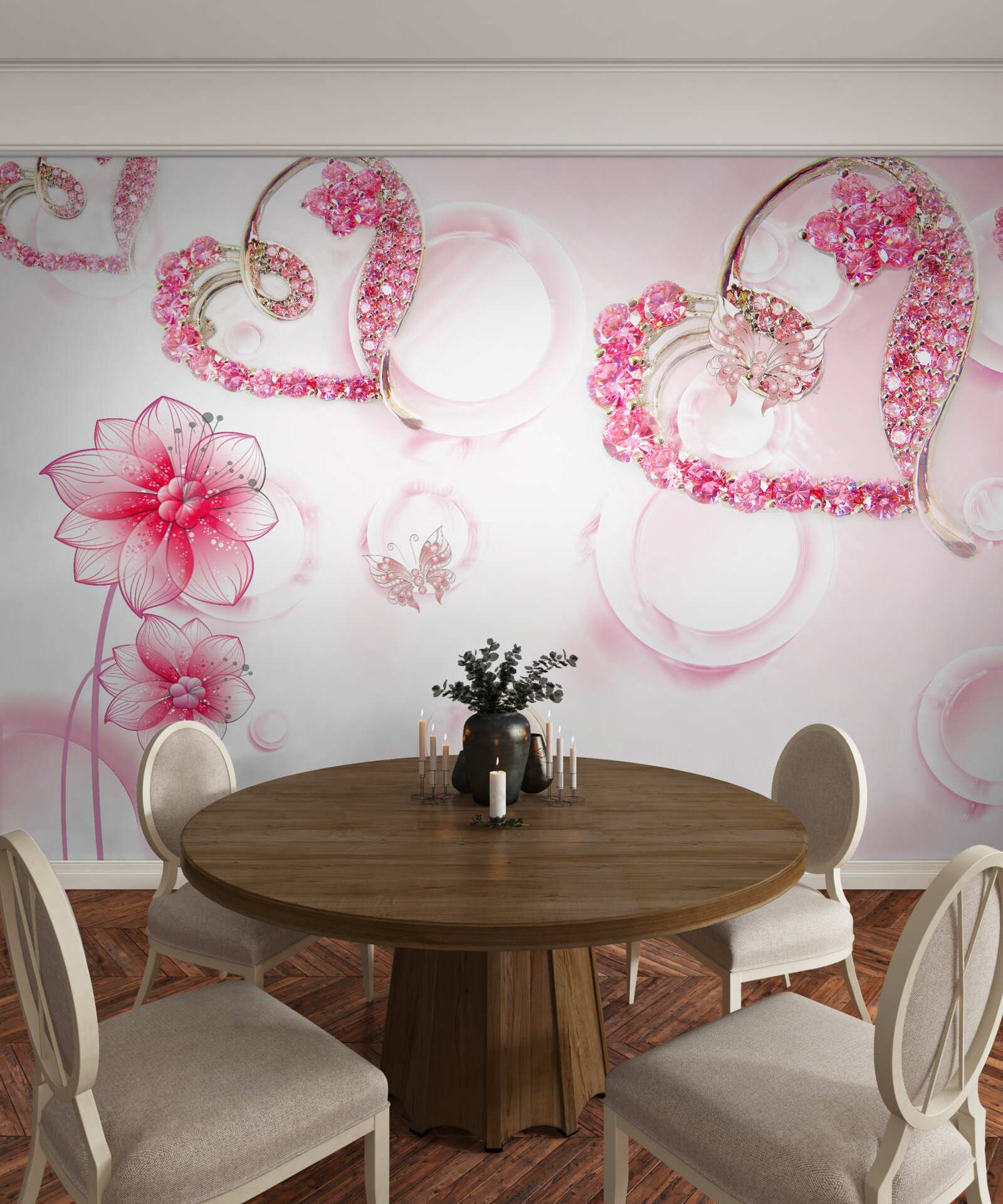 Фотошпалери золоті прикраси з камінням