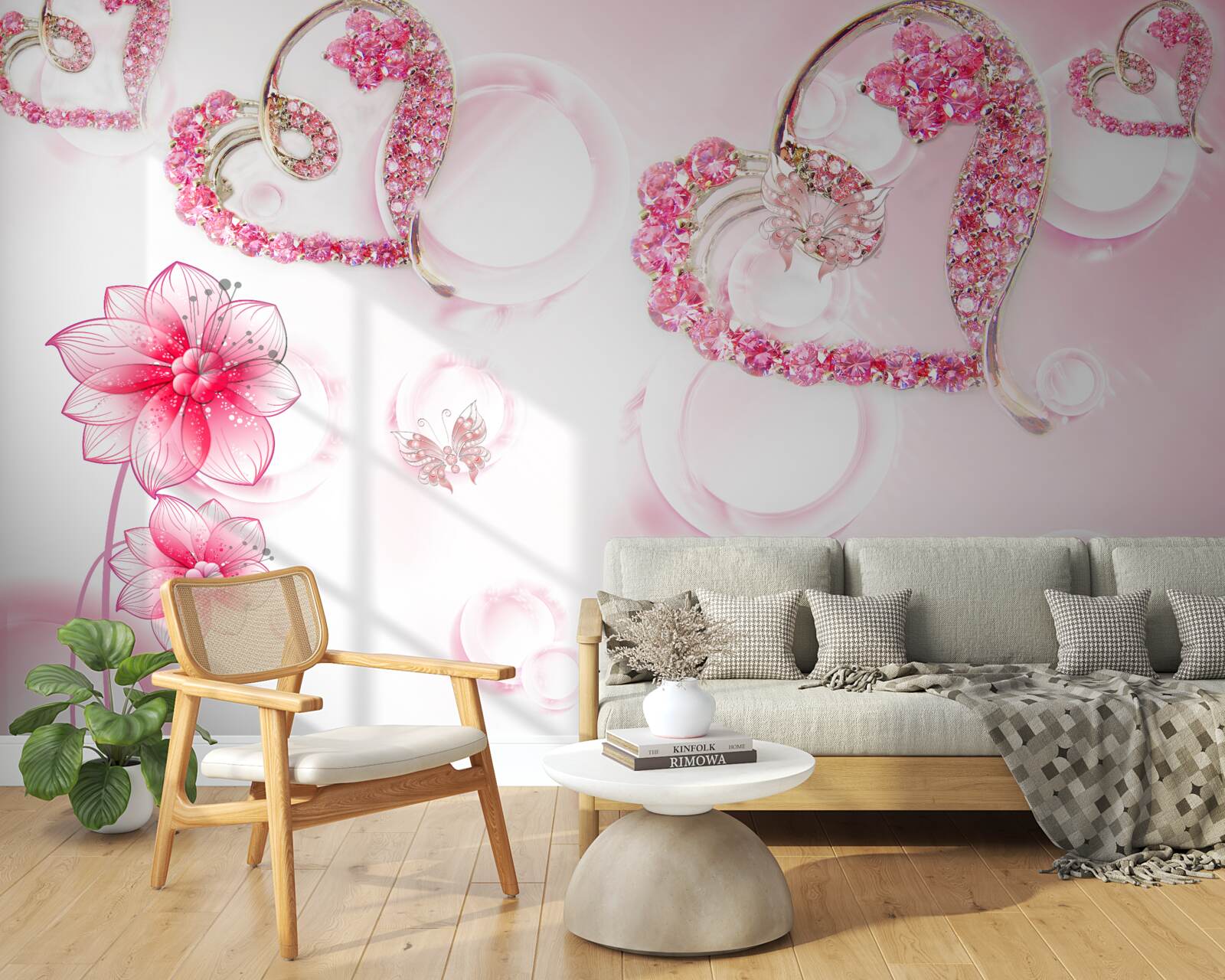 Фотошпалери золоті прикраси з камінням