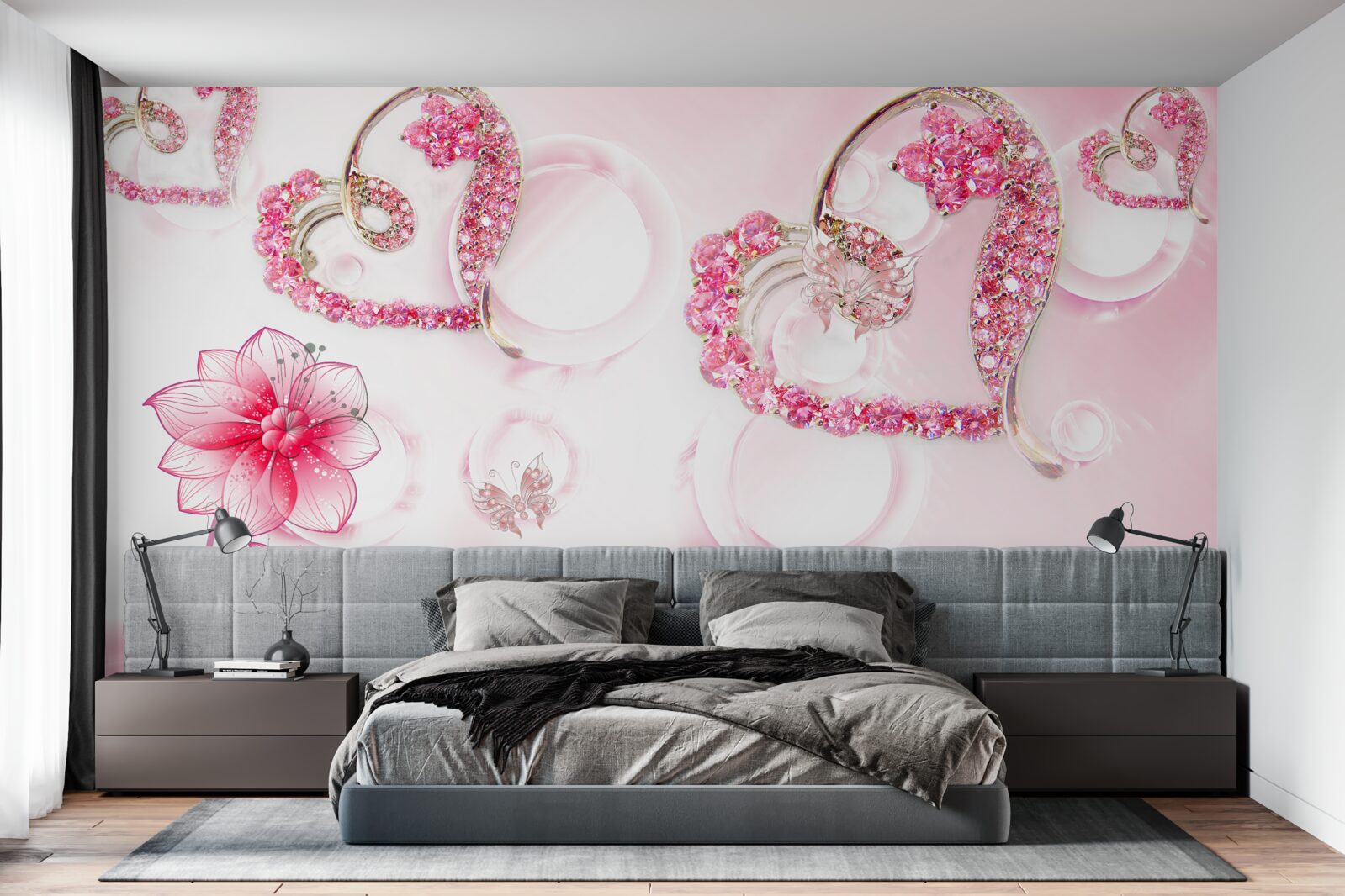 Фотошпалери золоті прикраси з камінням