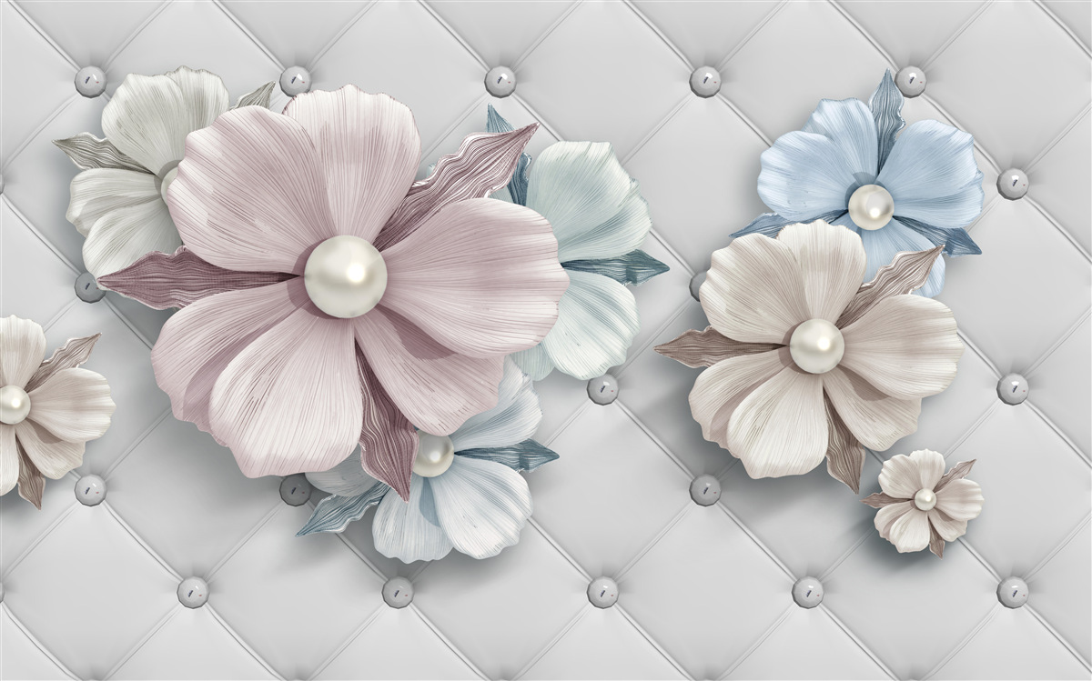 Фотошпалери текстура квітів і перламутру