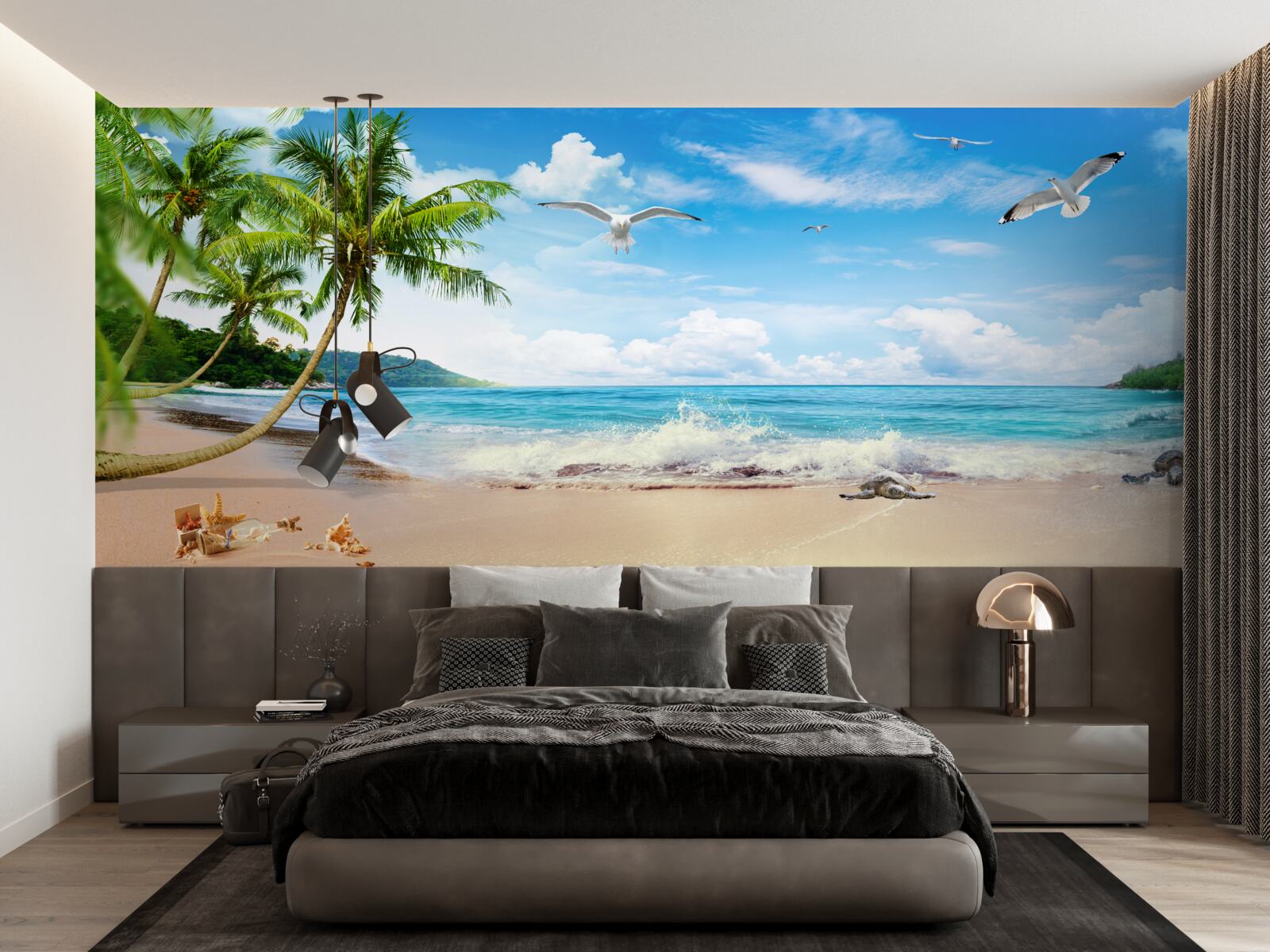 Фотошпалери прибережний пейзаж у тропіках