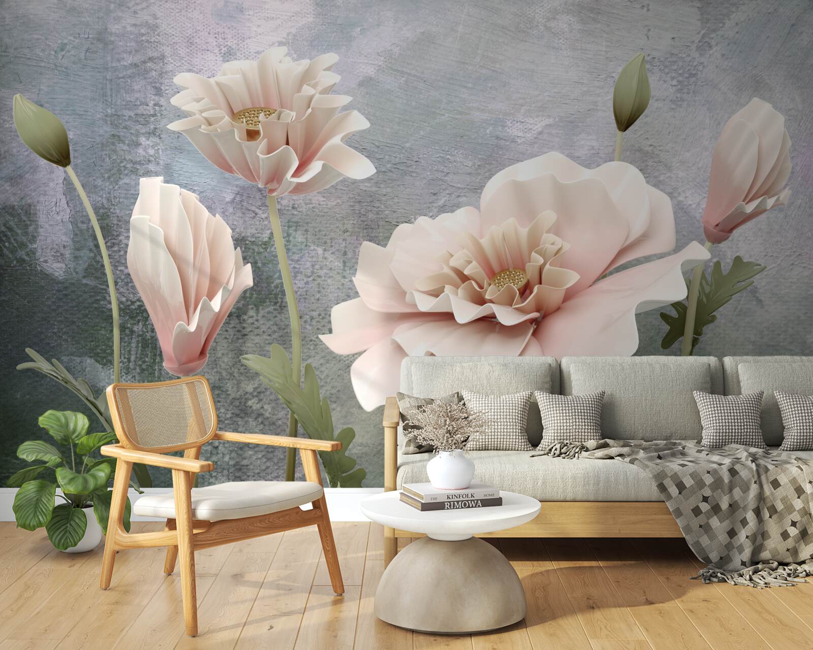 Фотошпалери після ночі, коли розпускаються бруньки