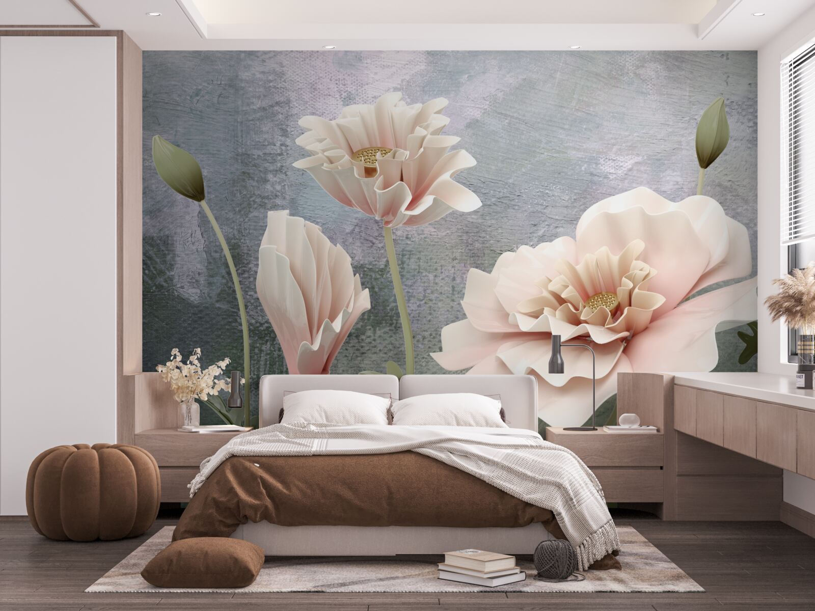 Фотошпалери після ночі, коли розпускаються бруньки