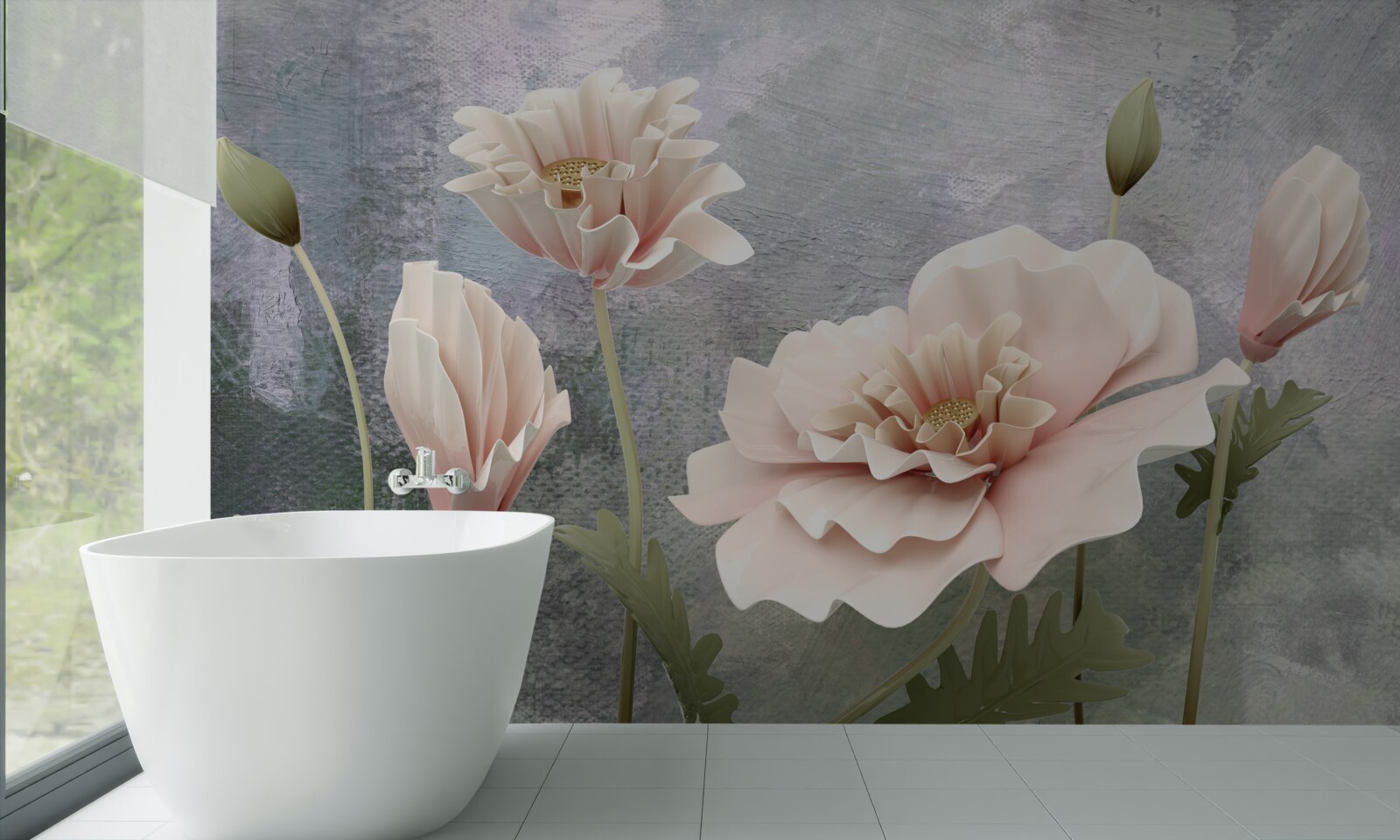 Фотошпалери після ночі, коли розпускаються бруньки