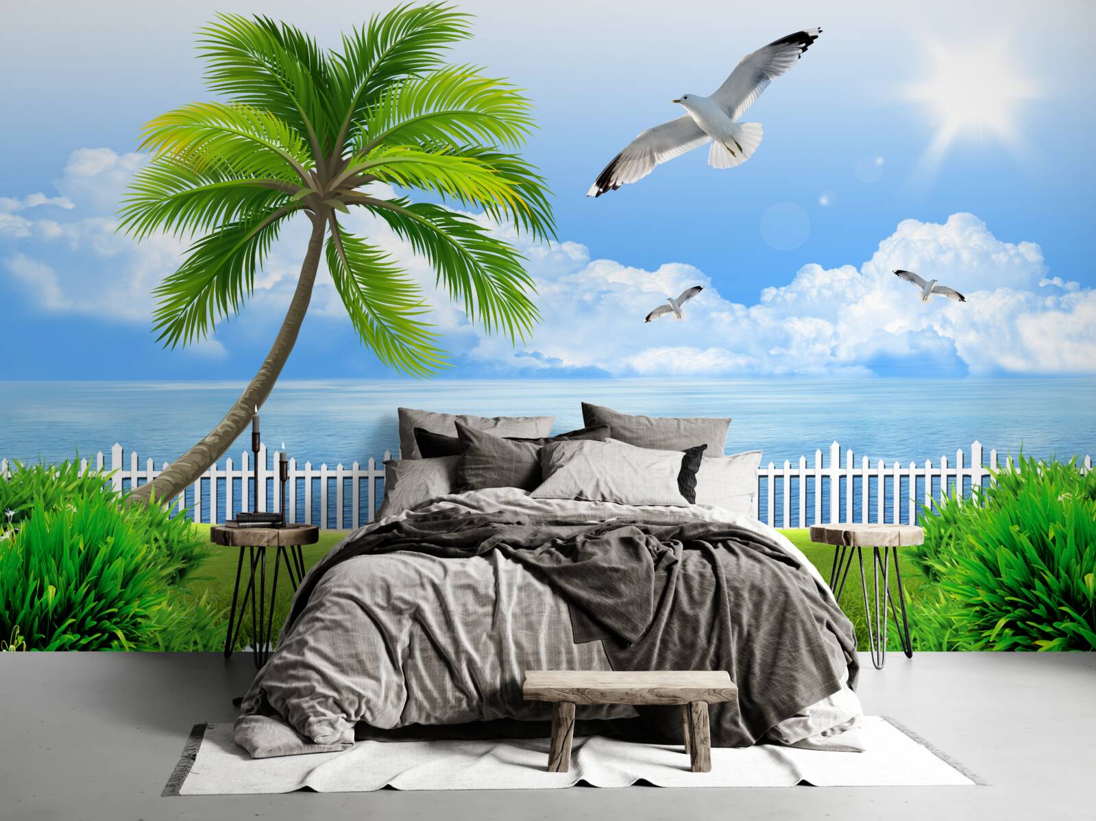 Фотошпалери сонячний день біля узбережжя