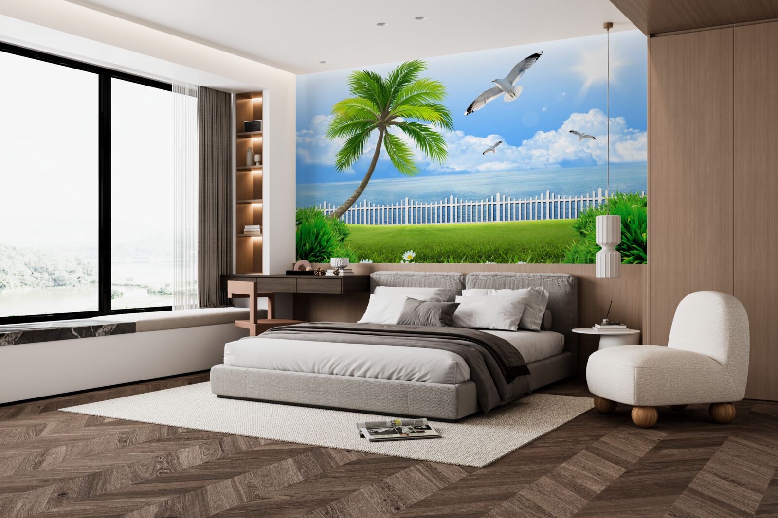 Фотошпалери сонячний день біля узбережжя