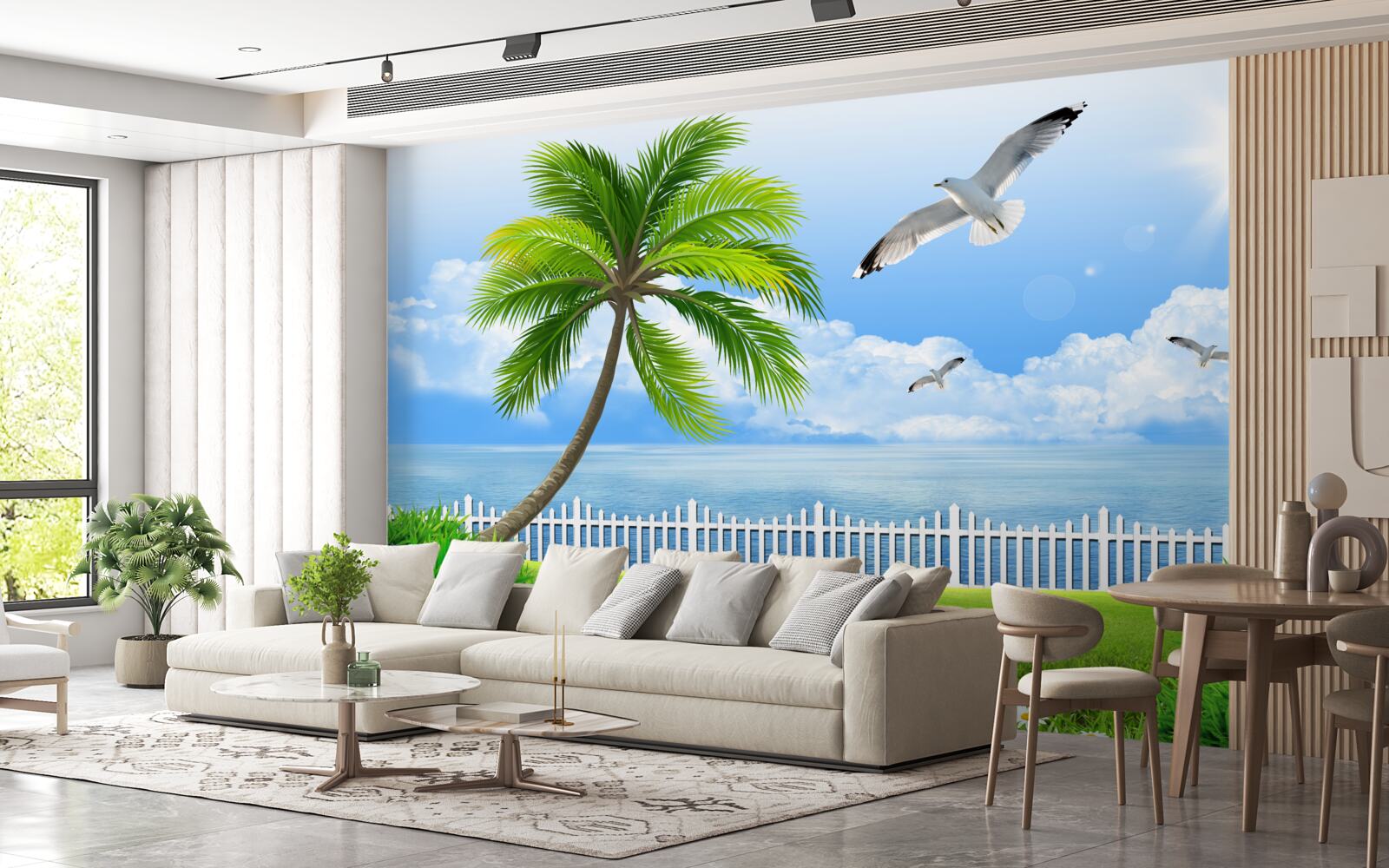 Фотошпалери сонячний день біля узбережжя