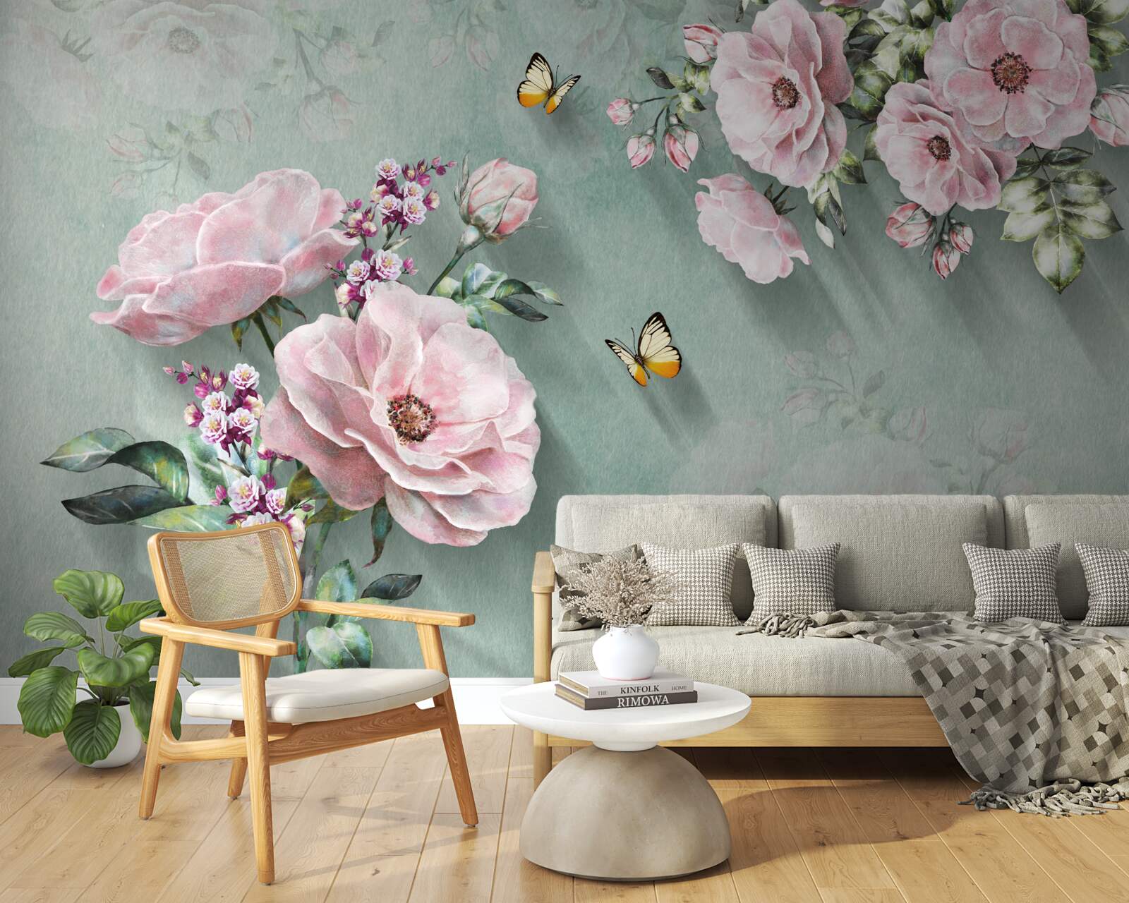 Фотошпалери гілки розкішних квітів