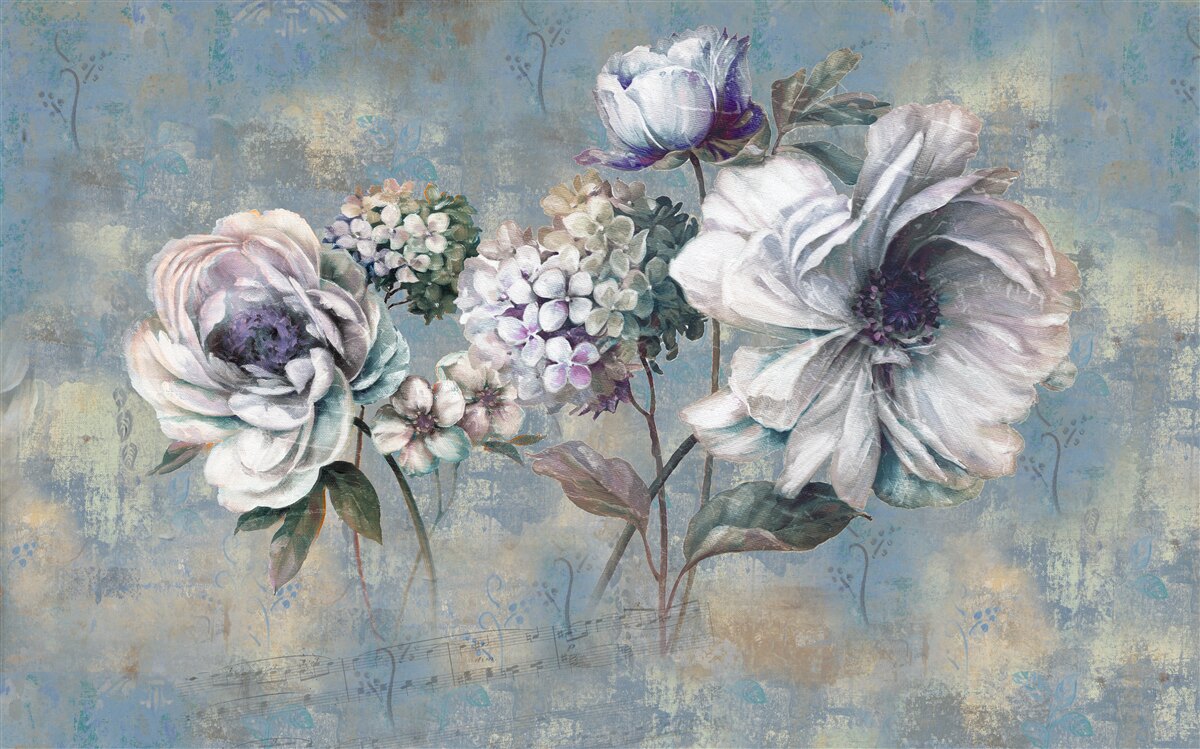 Фотошпалери літній букет квітів