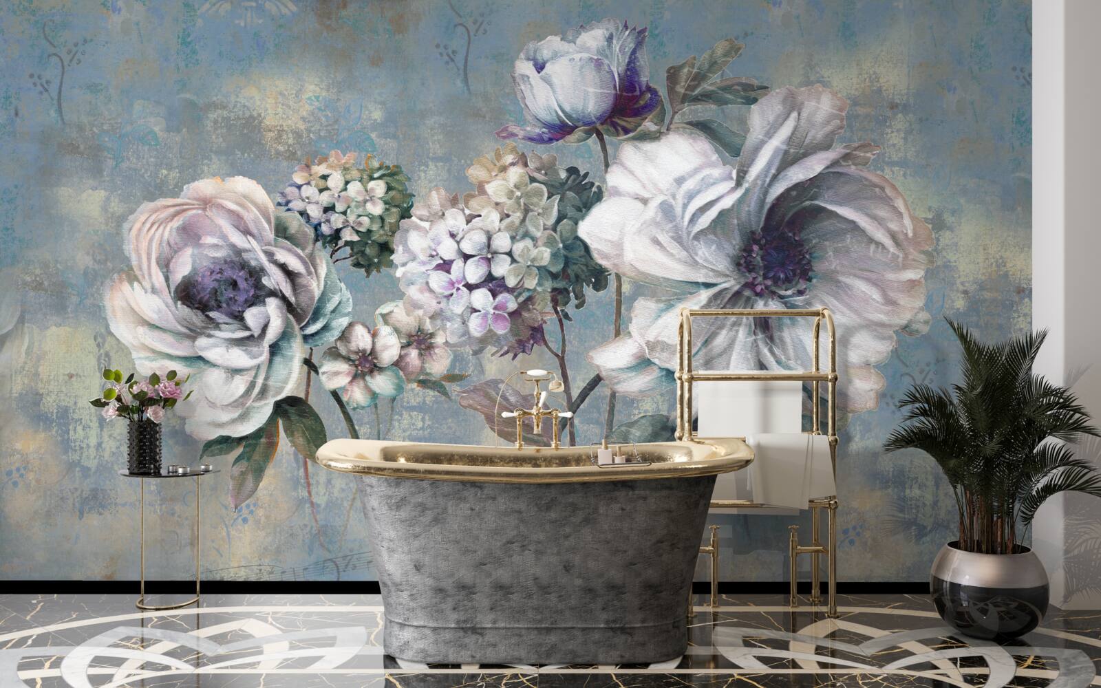 Фотошпалери літній букет квітів