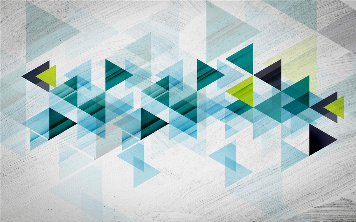 Фотошпалери трикутна абстракція