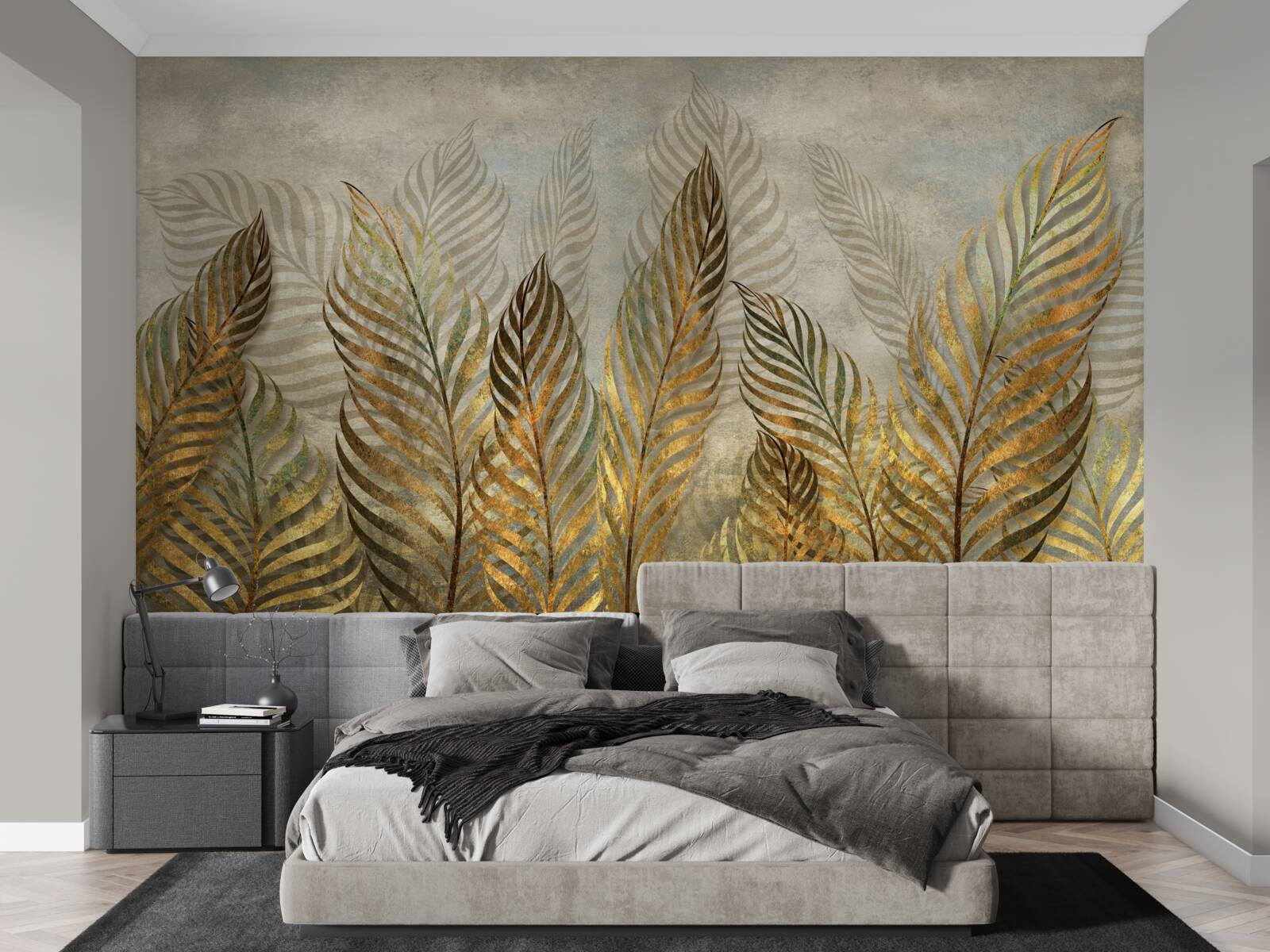 Фотошпалери витончене листя папороті