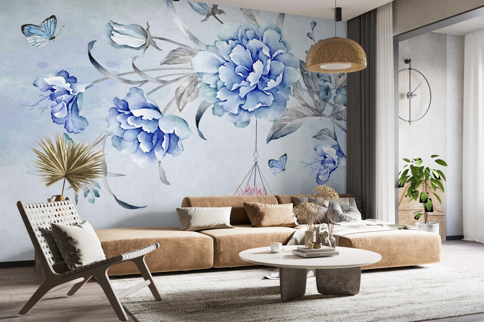 Фотошпалери гілочка блакитної мімози