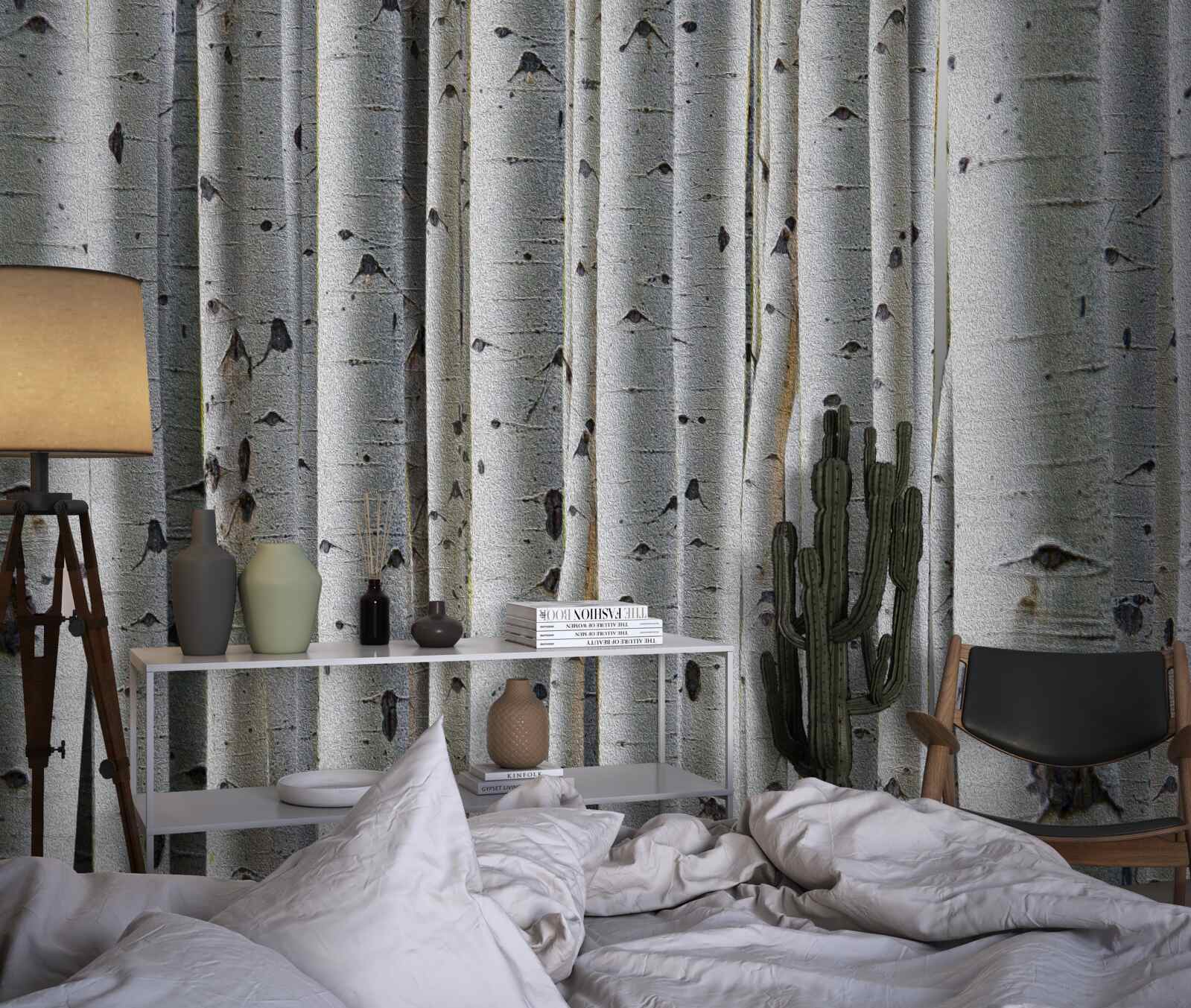 Фотошпалери березовий ліс