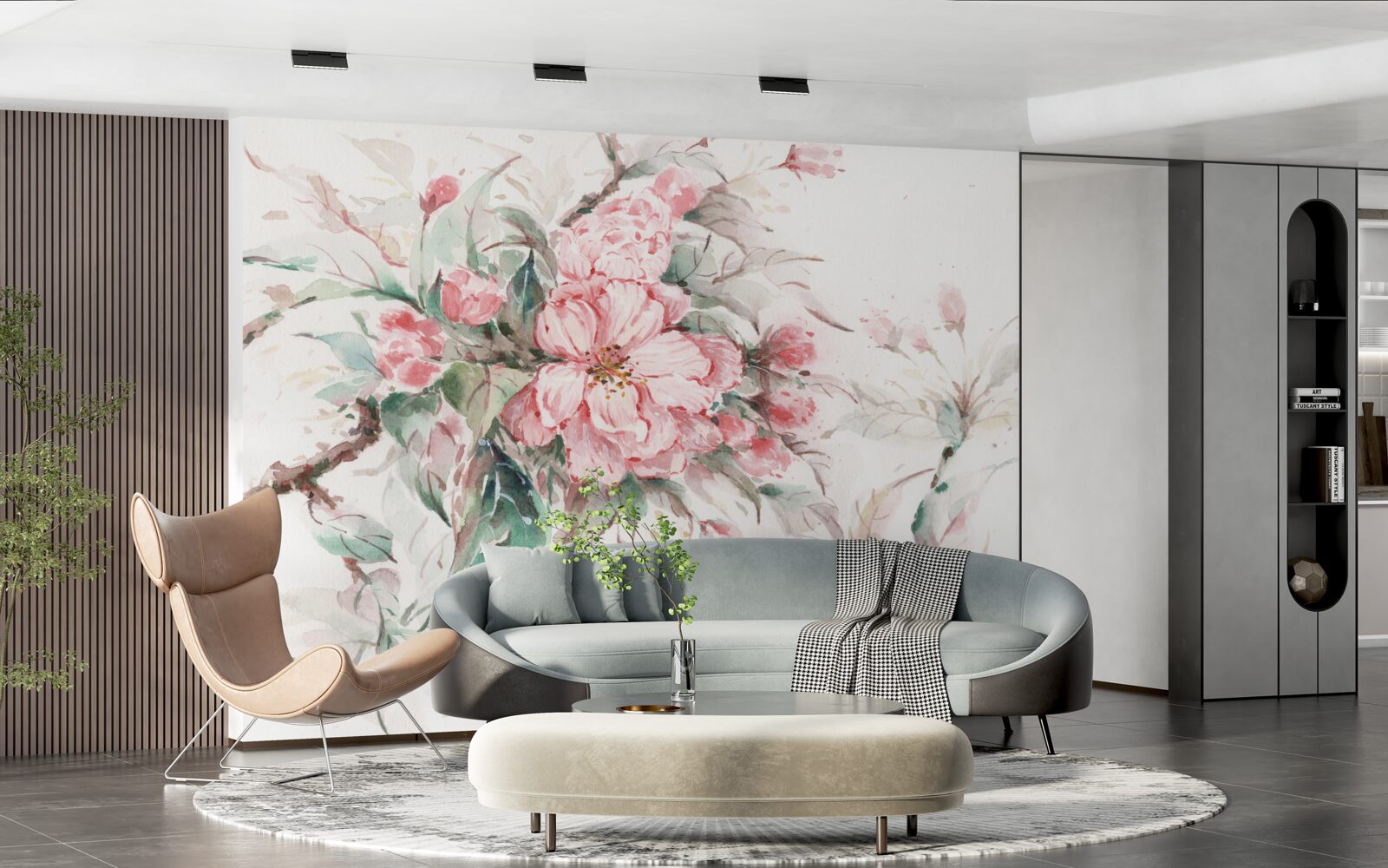 Фотошпалери світла гілка розкішної сакури