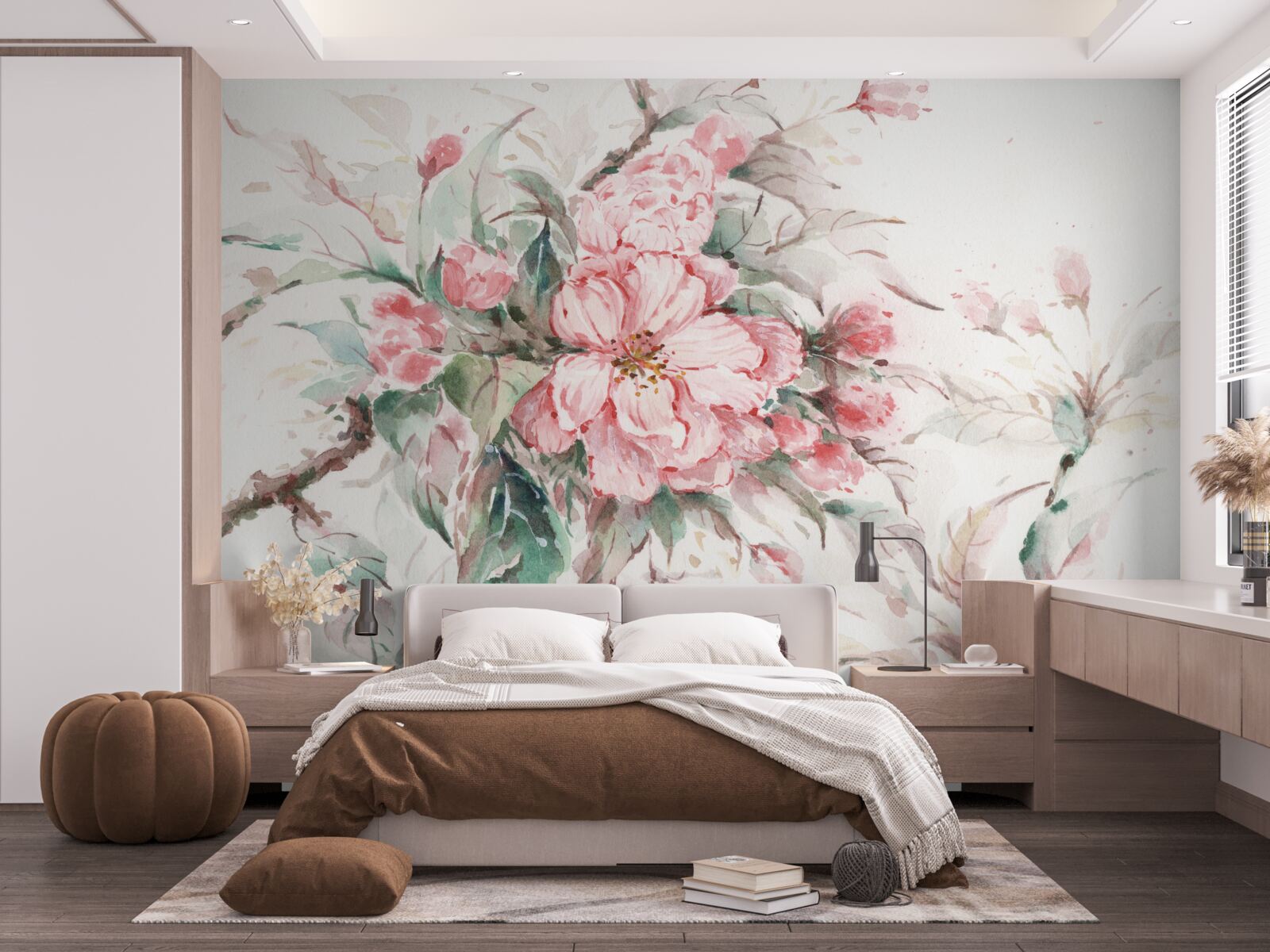 Фотошпалери світла гілка розкішної сакури