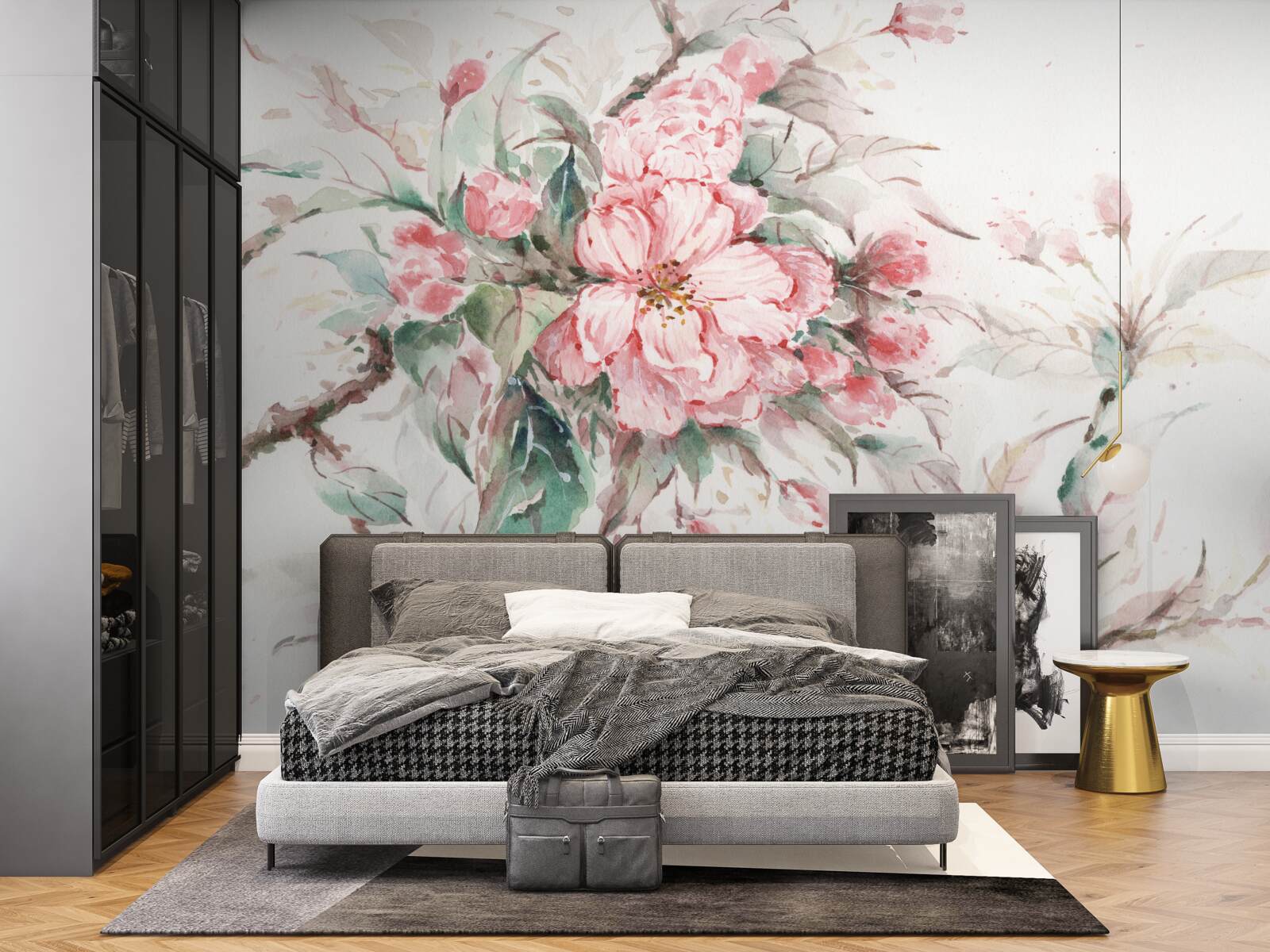 Фотошпалери світла гілка розкішної сакури