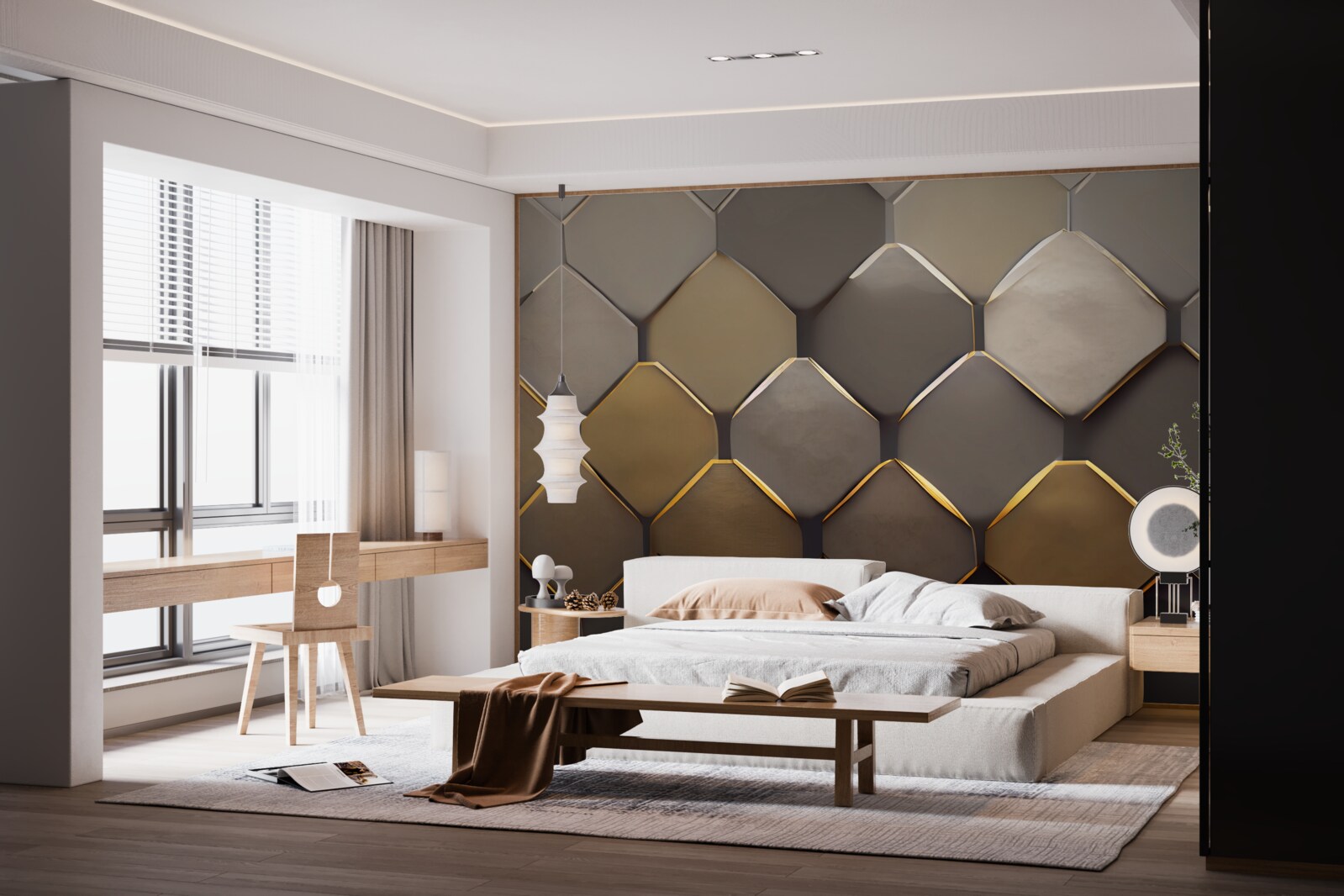 Фотошпалери металеві квадрати