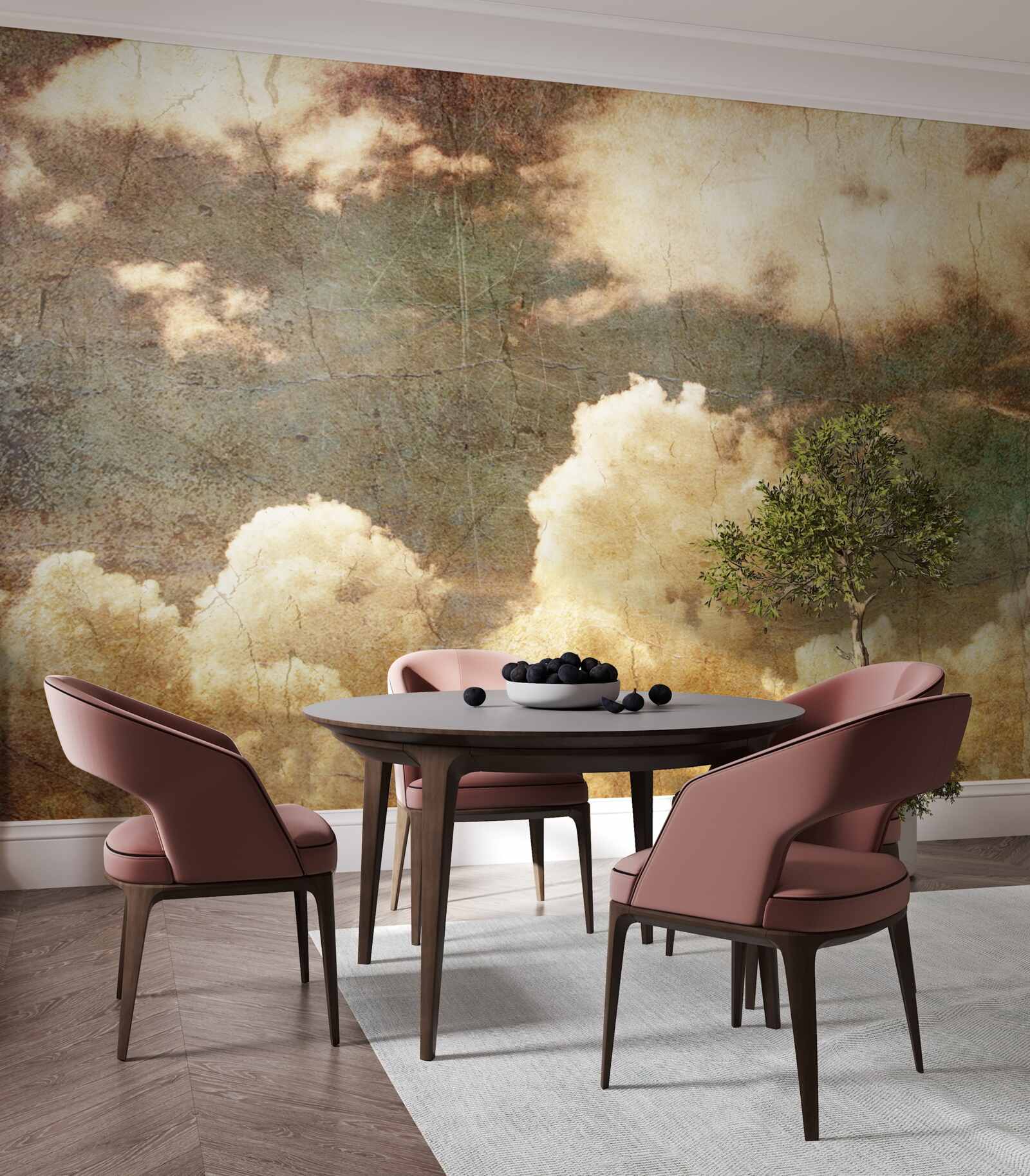 Фотошпалери хмари, повні осіннього дощу