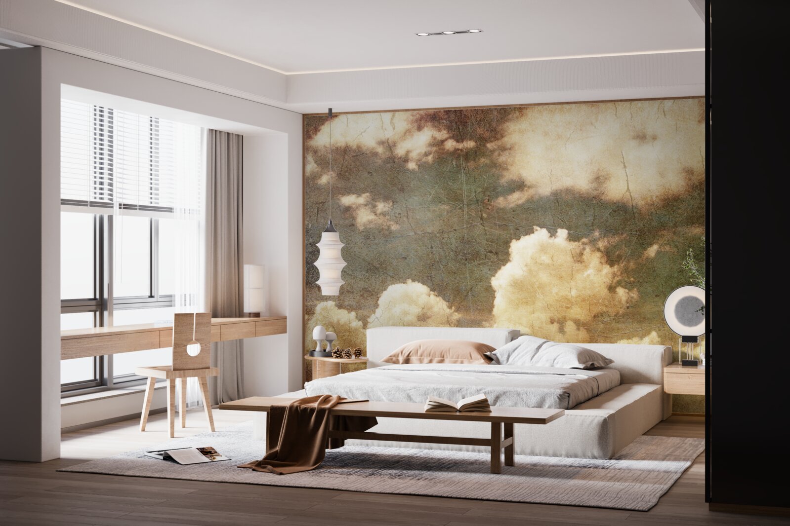 Фотошпалери хмари, повні осіннього дощу