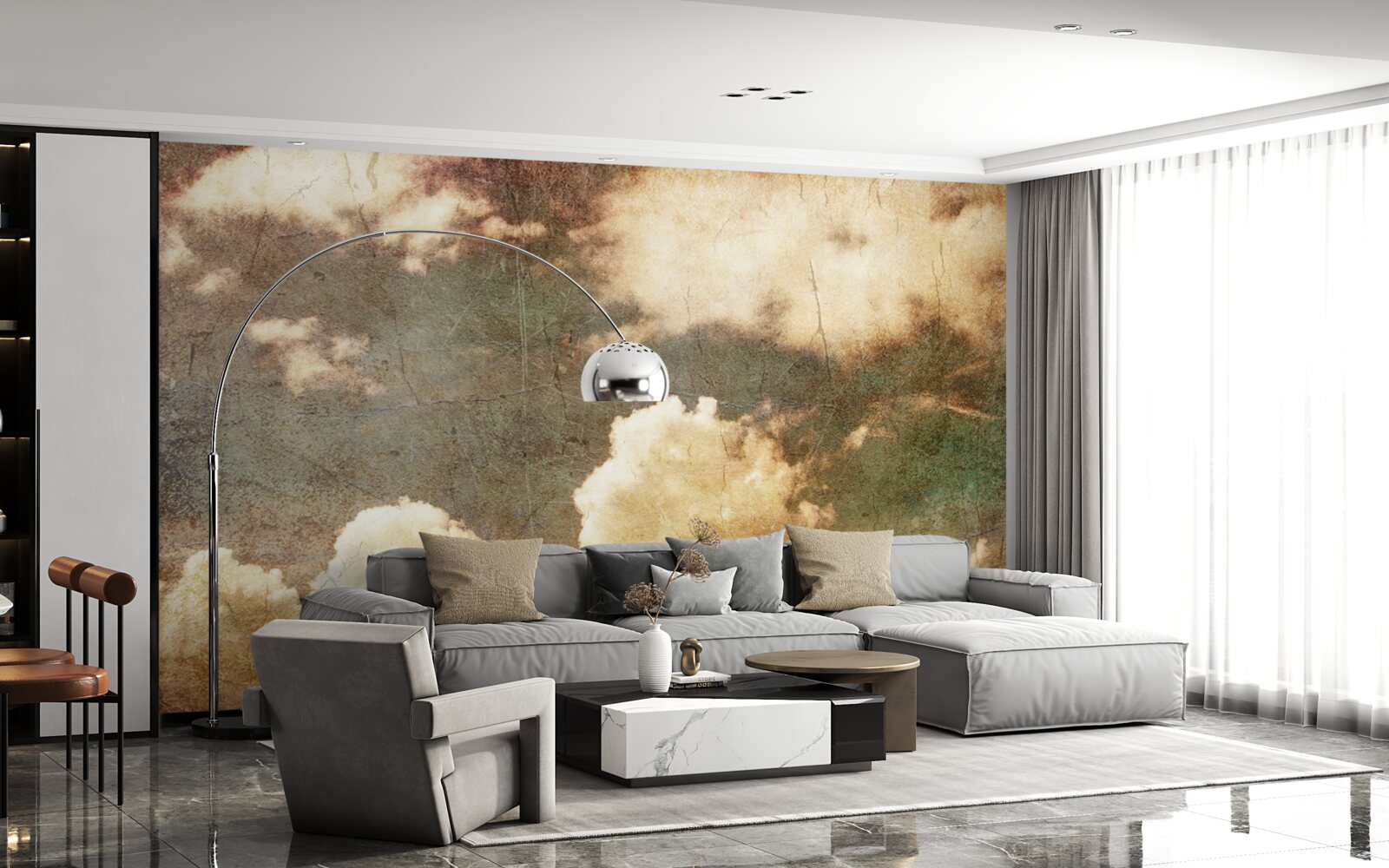 Фотошпалери хмари, повні осіннього дощу