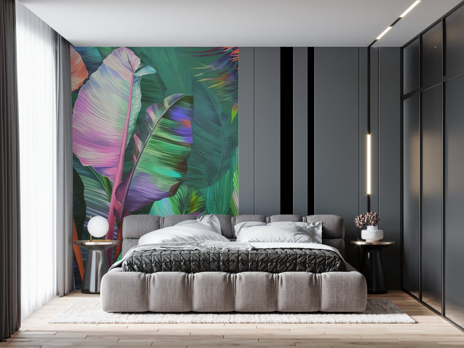 Фотошпалери великі насичені листя