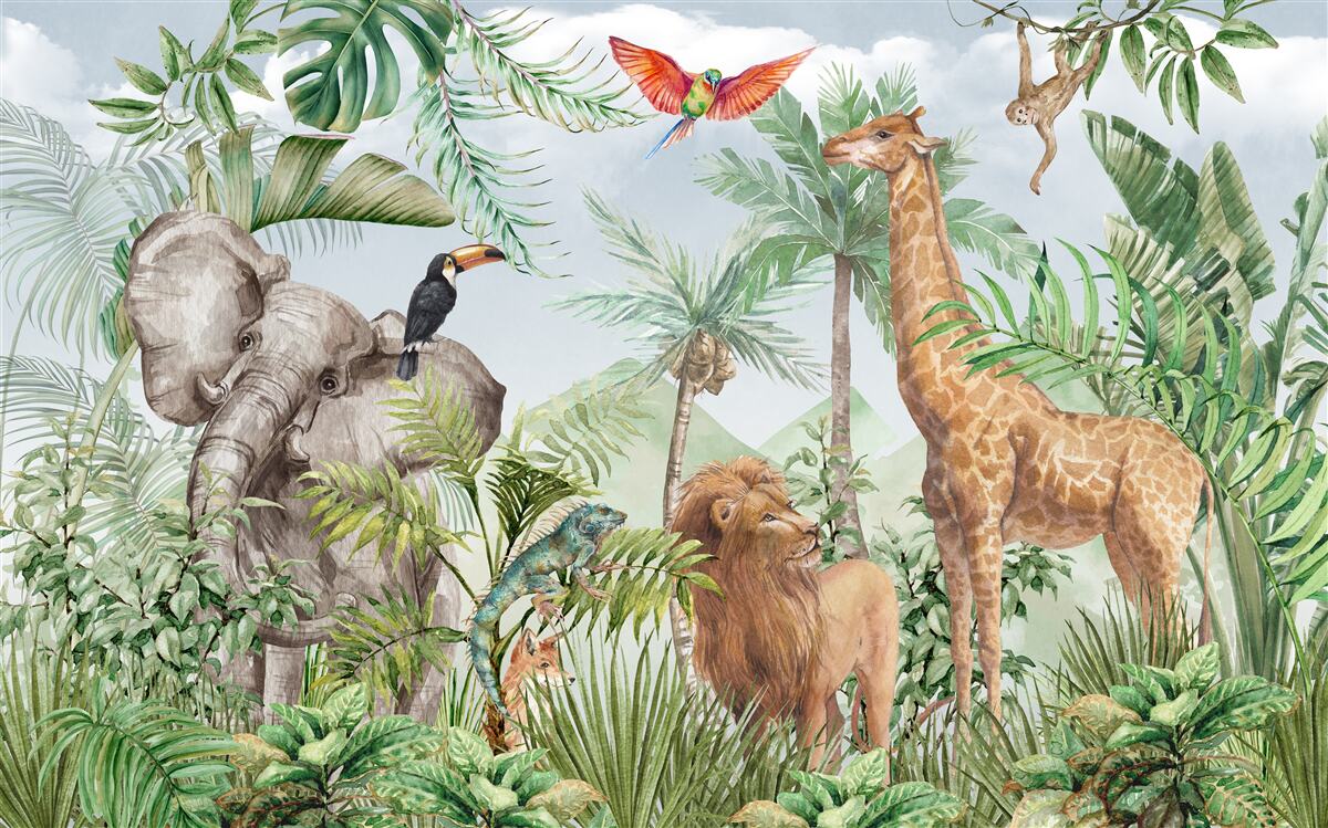 Фотошпалери милі екзотичні тварини