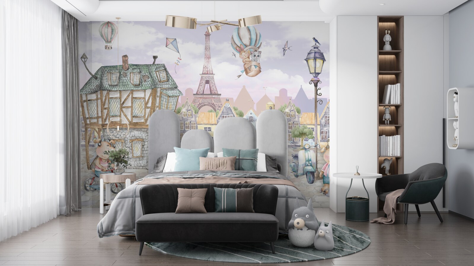 Фотошпалери місто тварин