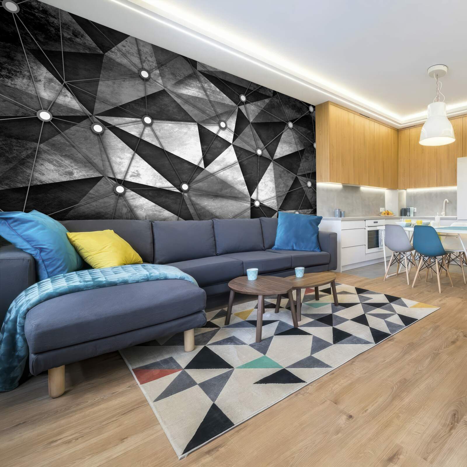 Фотошпалери незвичайні сірі відеофони