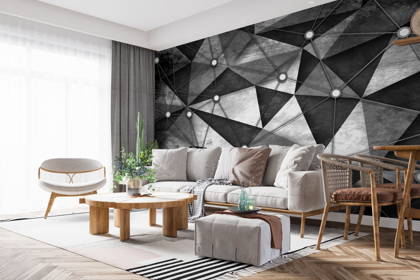 Фотошпалери незвичайні сірі відеофони