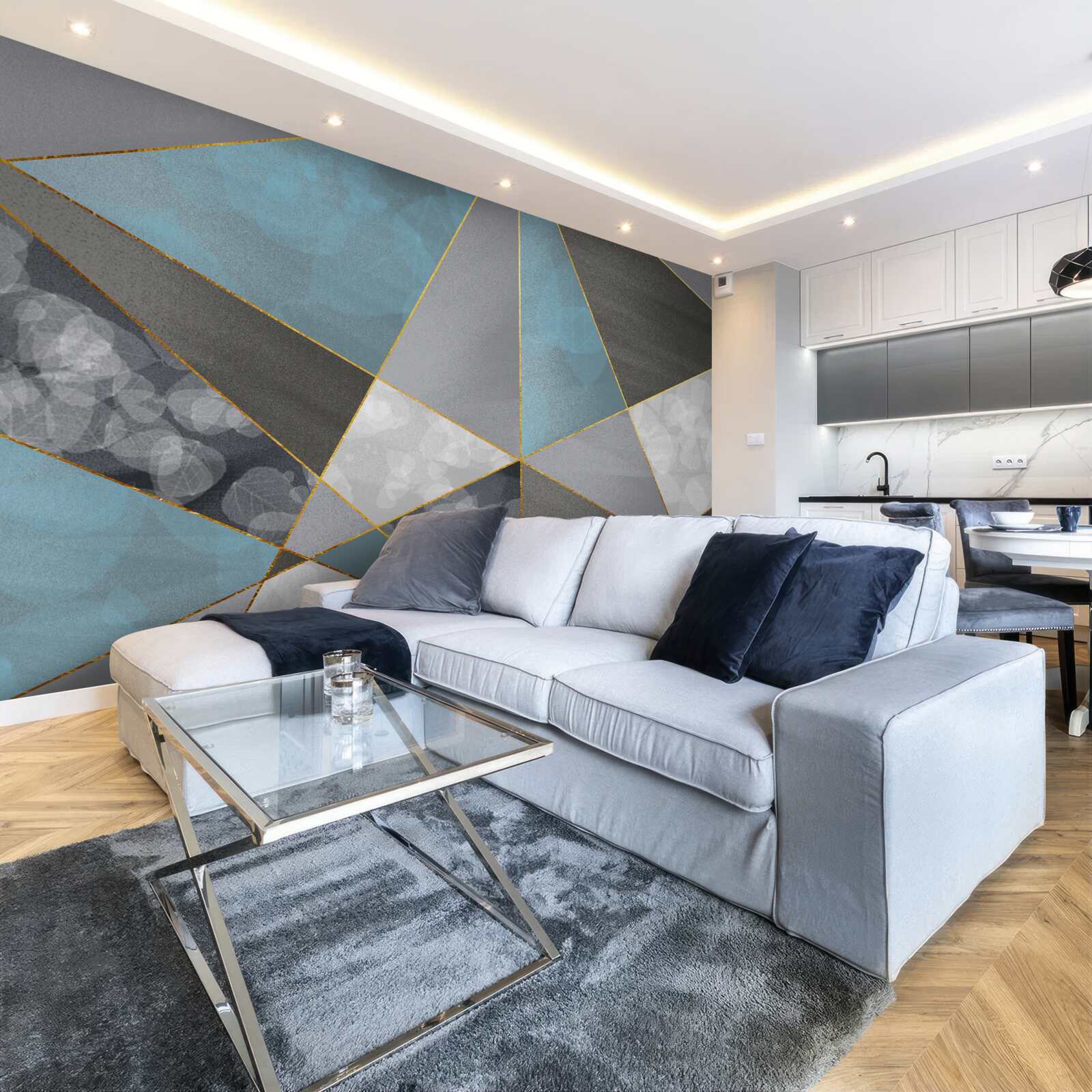 Фотошпалери унікальний фон з геометричними мотивами