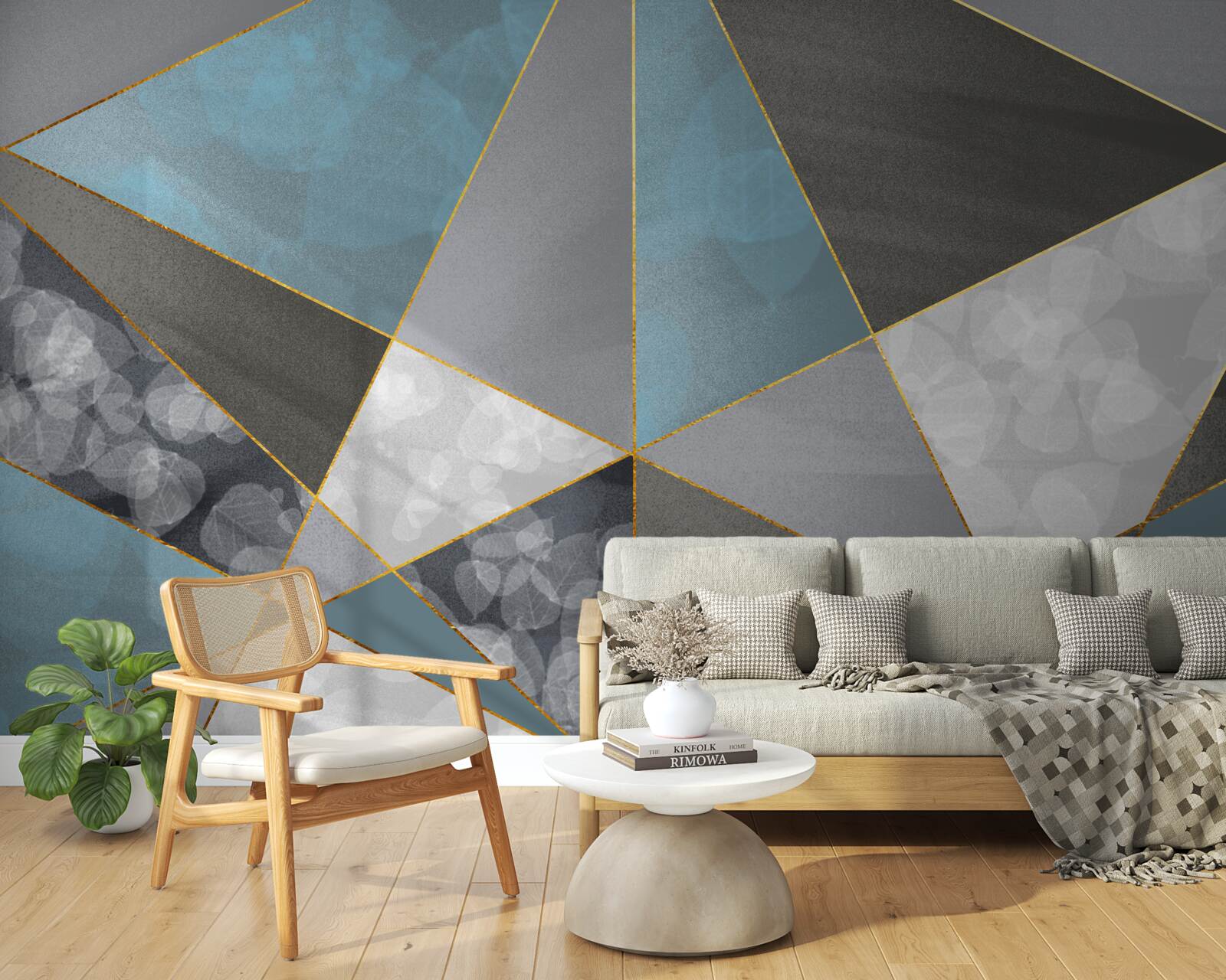 Фотошпалери унікальний фон з геометричними мотивами