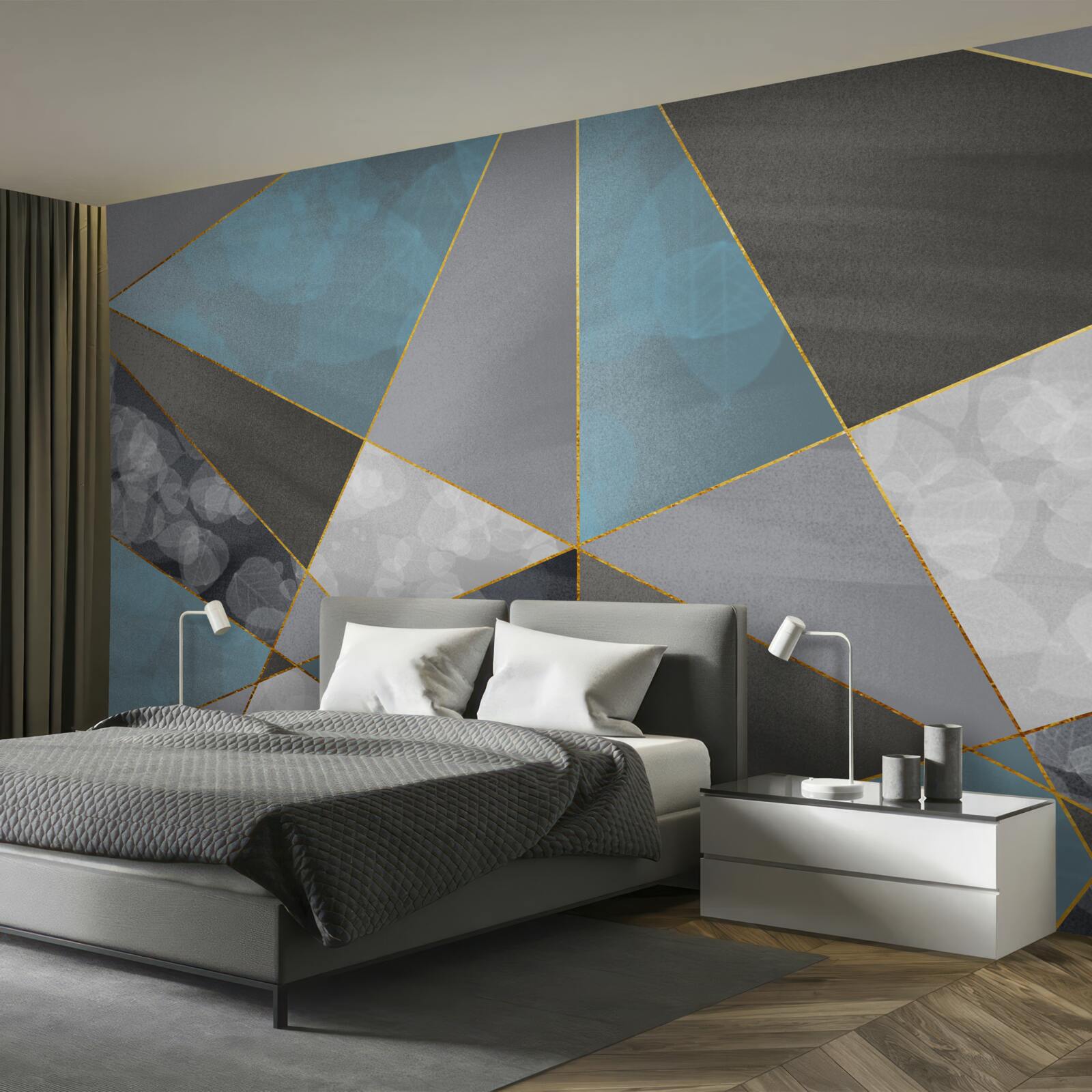 Фотошпалери унікальний фон з геометричними мотивами