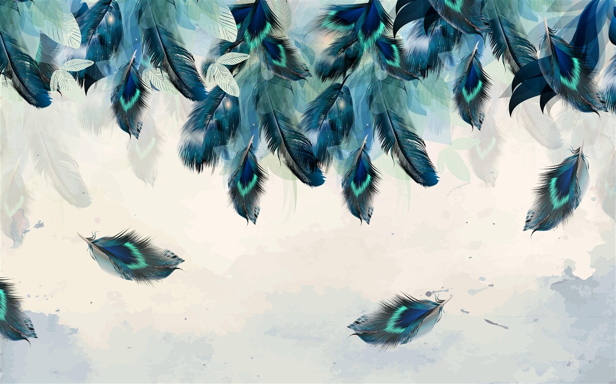 Фотошпалери летять пухнасті ковдри темряви