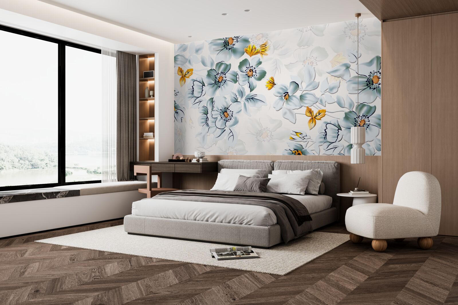 Фотошпалери квіти ніжно розкриваються