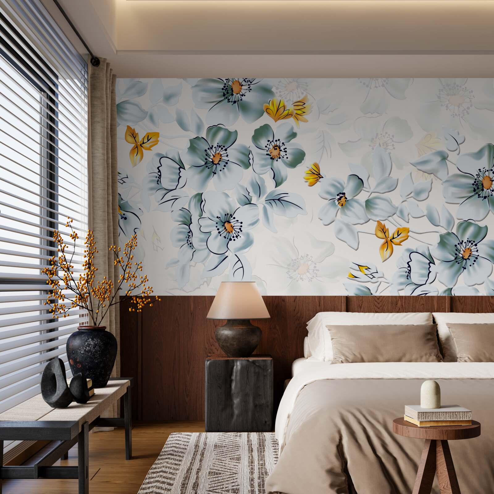 Фотошпалери квіти ніжно розкриваються