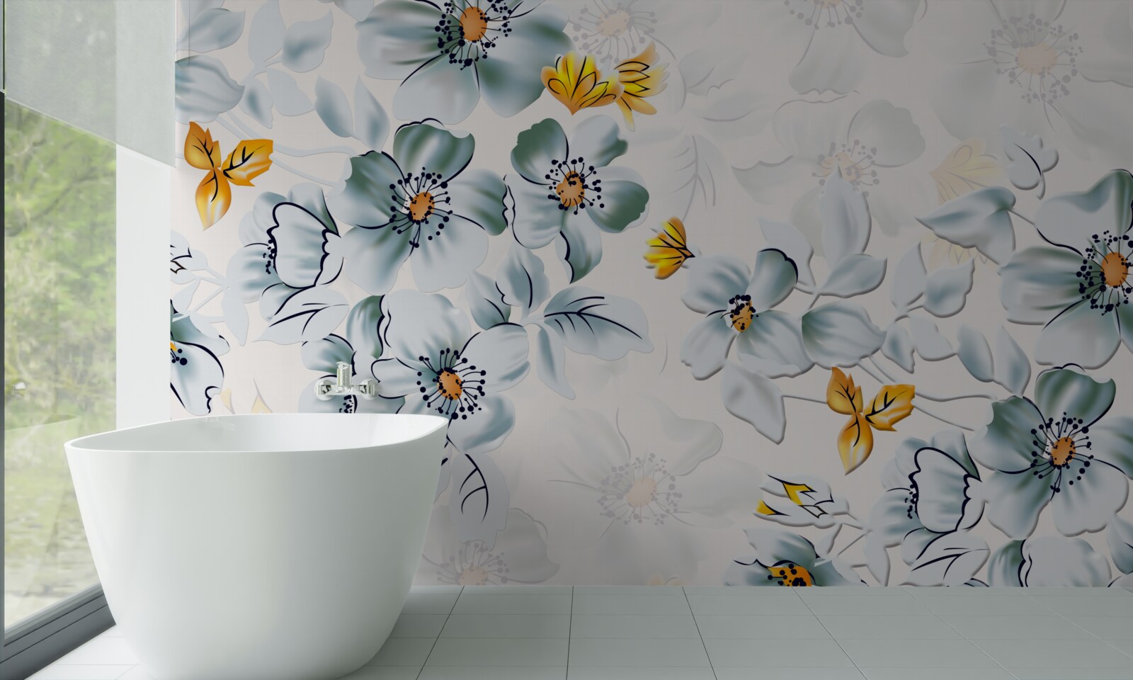 Фотошпалери квіти ніжно розкриваються