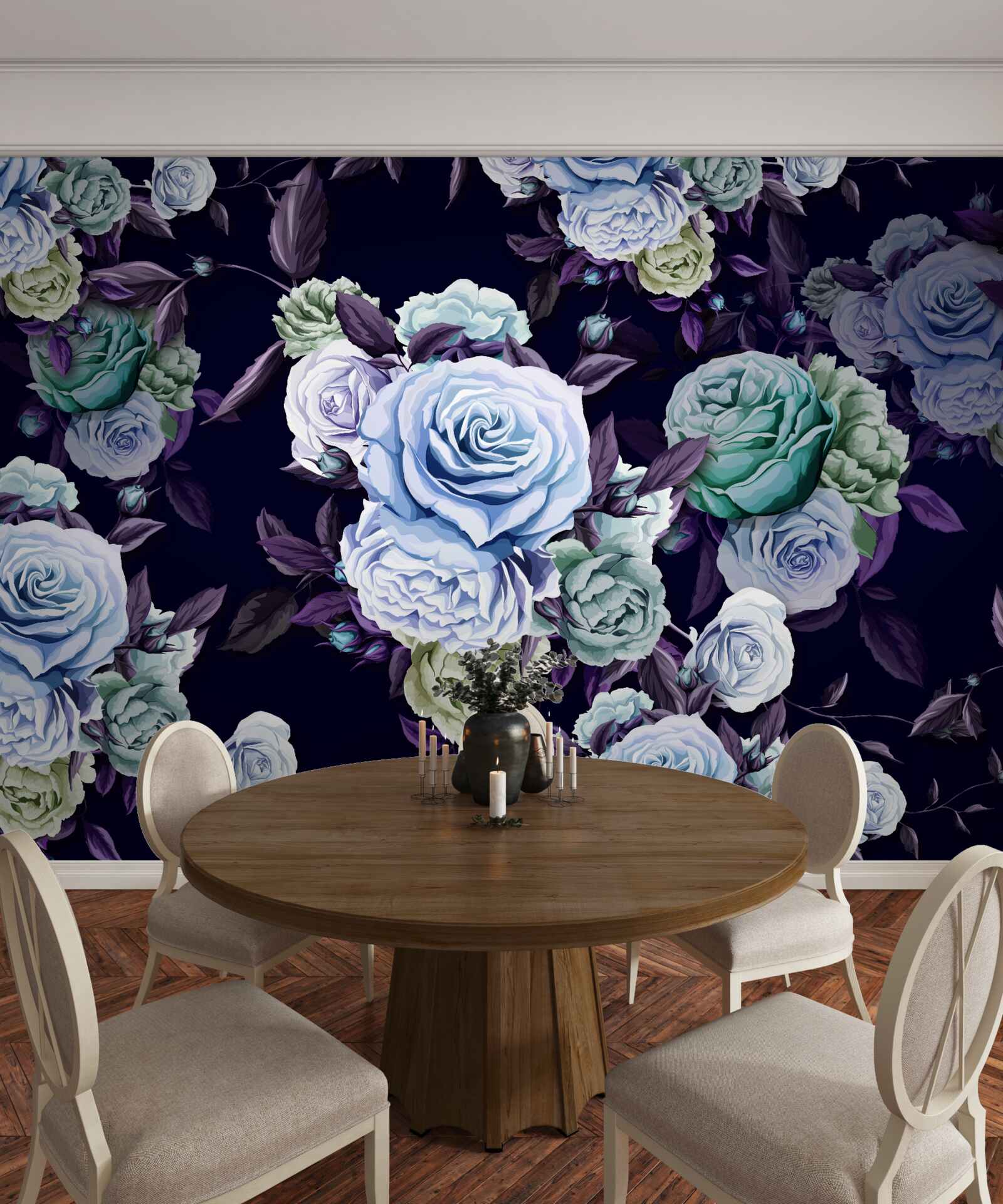 Фотошпалери небесні троянди