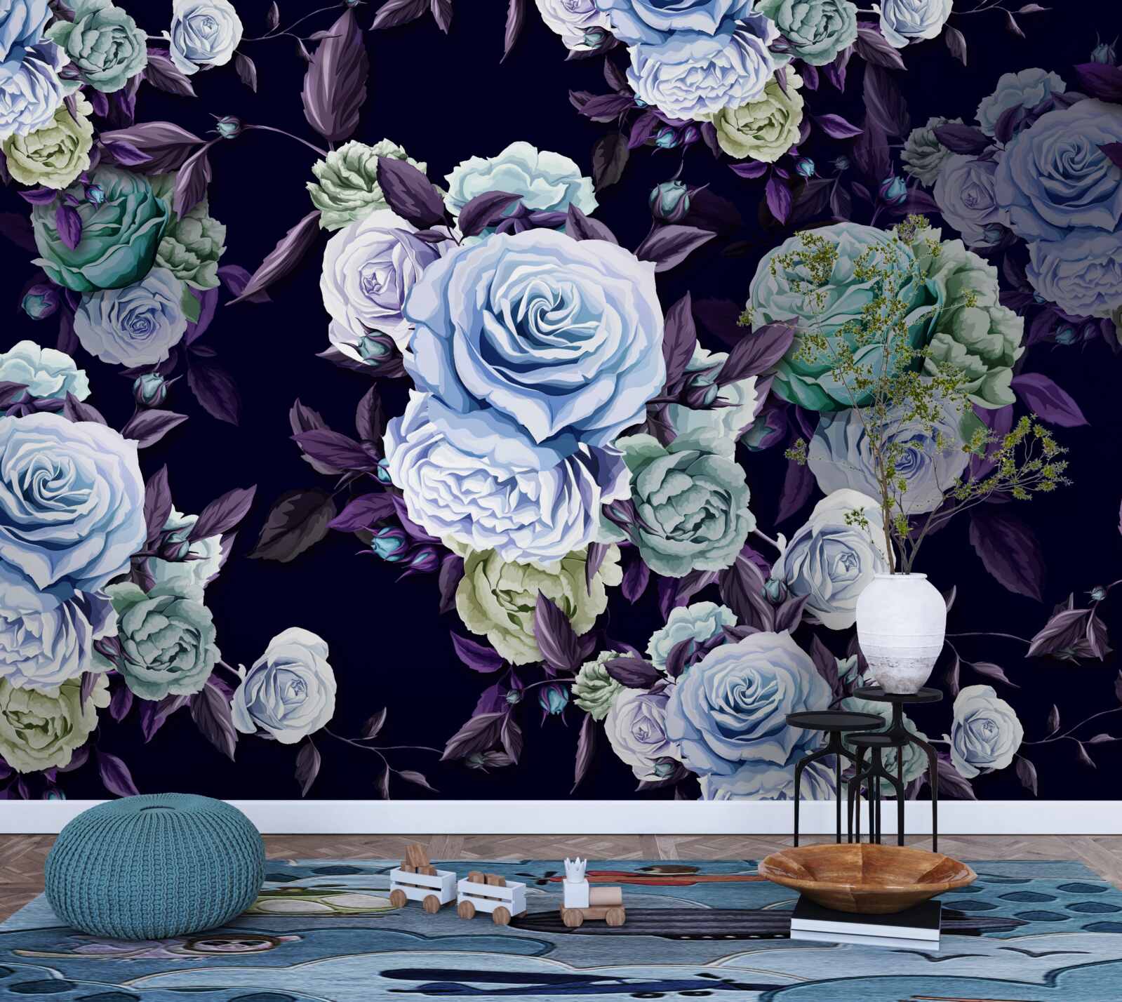 Фотошпалери небесні троянди