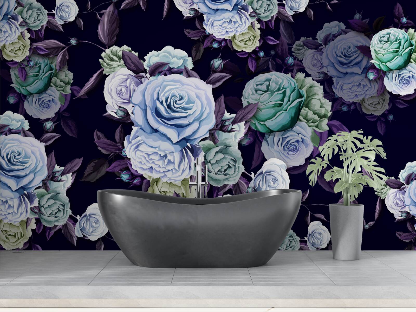 Фотошпалери небесні троянди