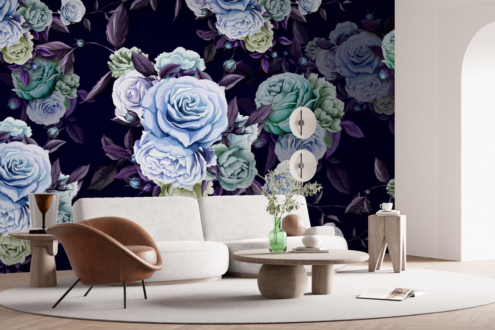 Фотошпалери небесні троянди