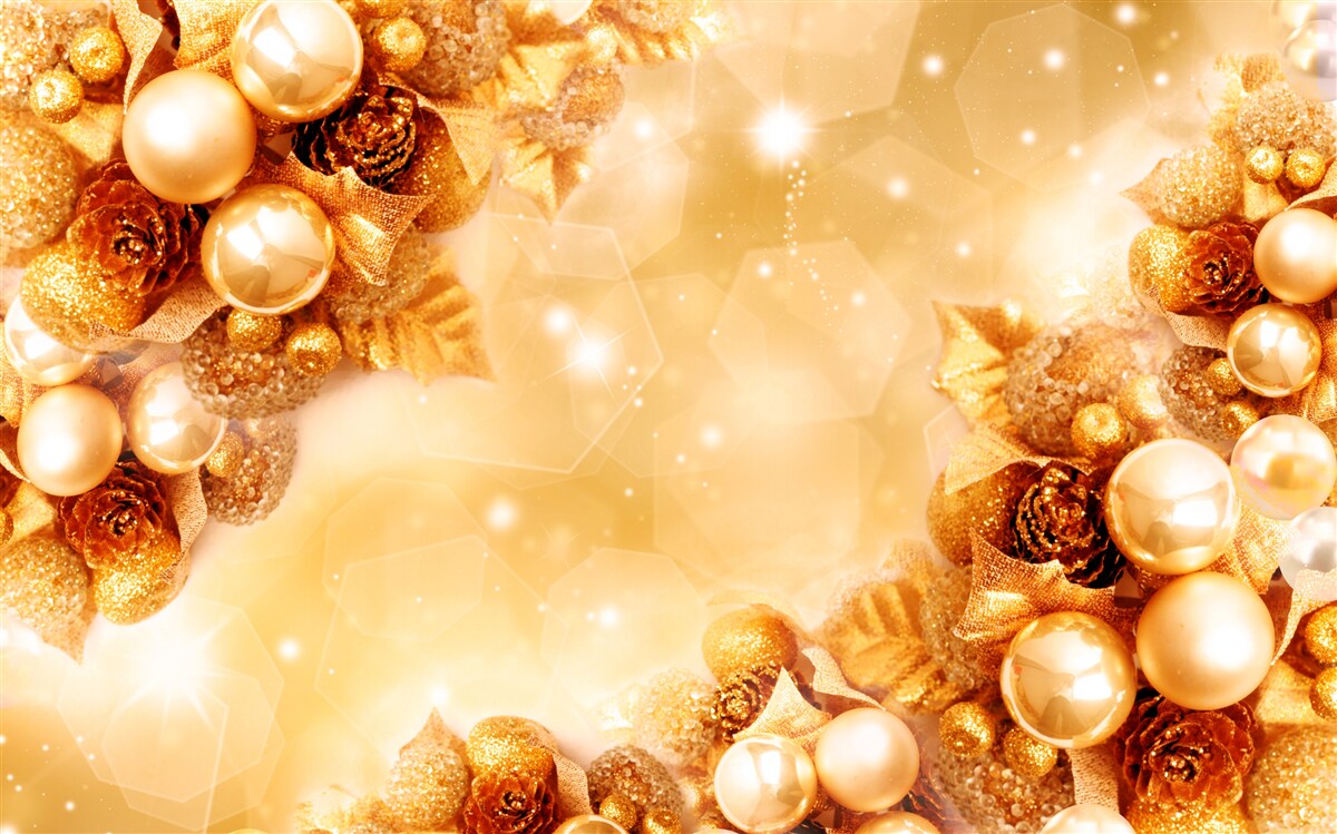 Фотошпалери золоті перлини на золотому листі