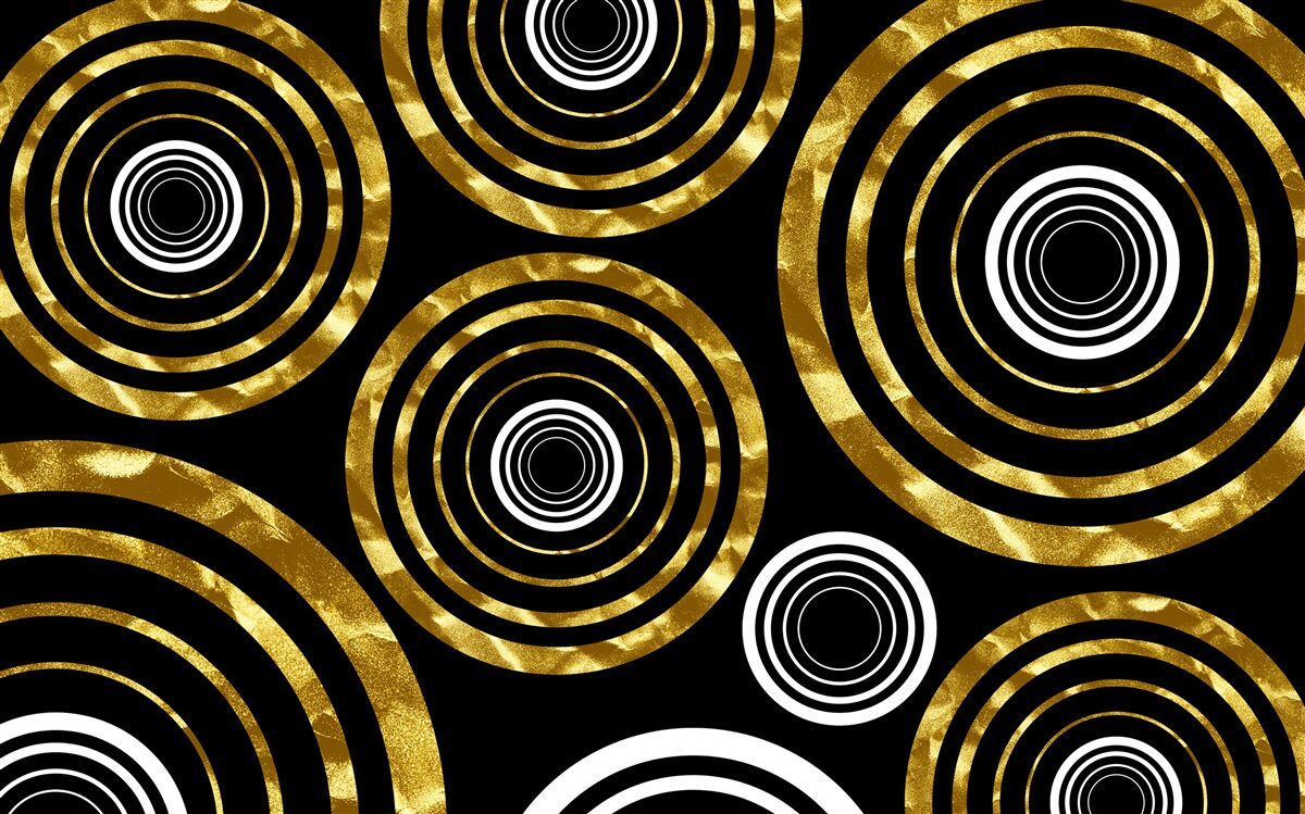 Фотошпалери каблучки із золота з білим центром