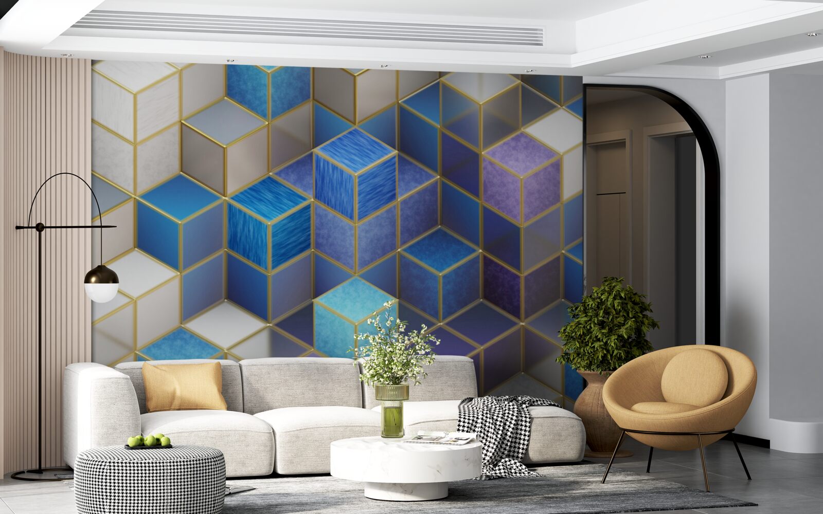 Фотошпалери колекція кубиків різних кольорів