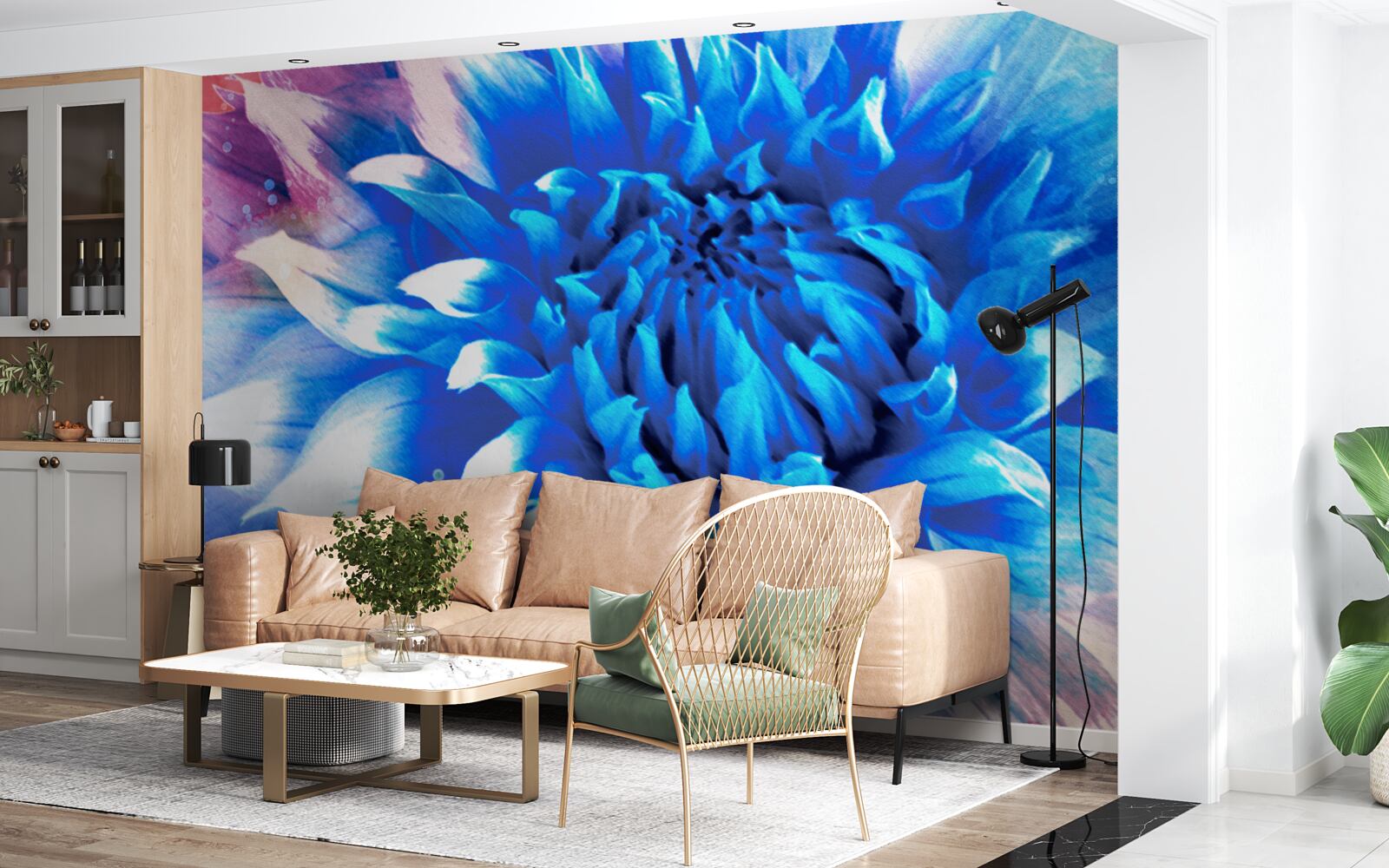 Фотошпалери блакитна, як блакитна айстра